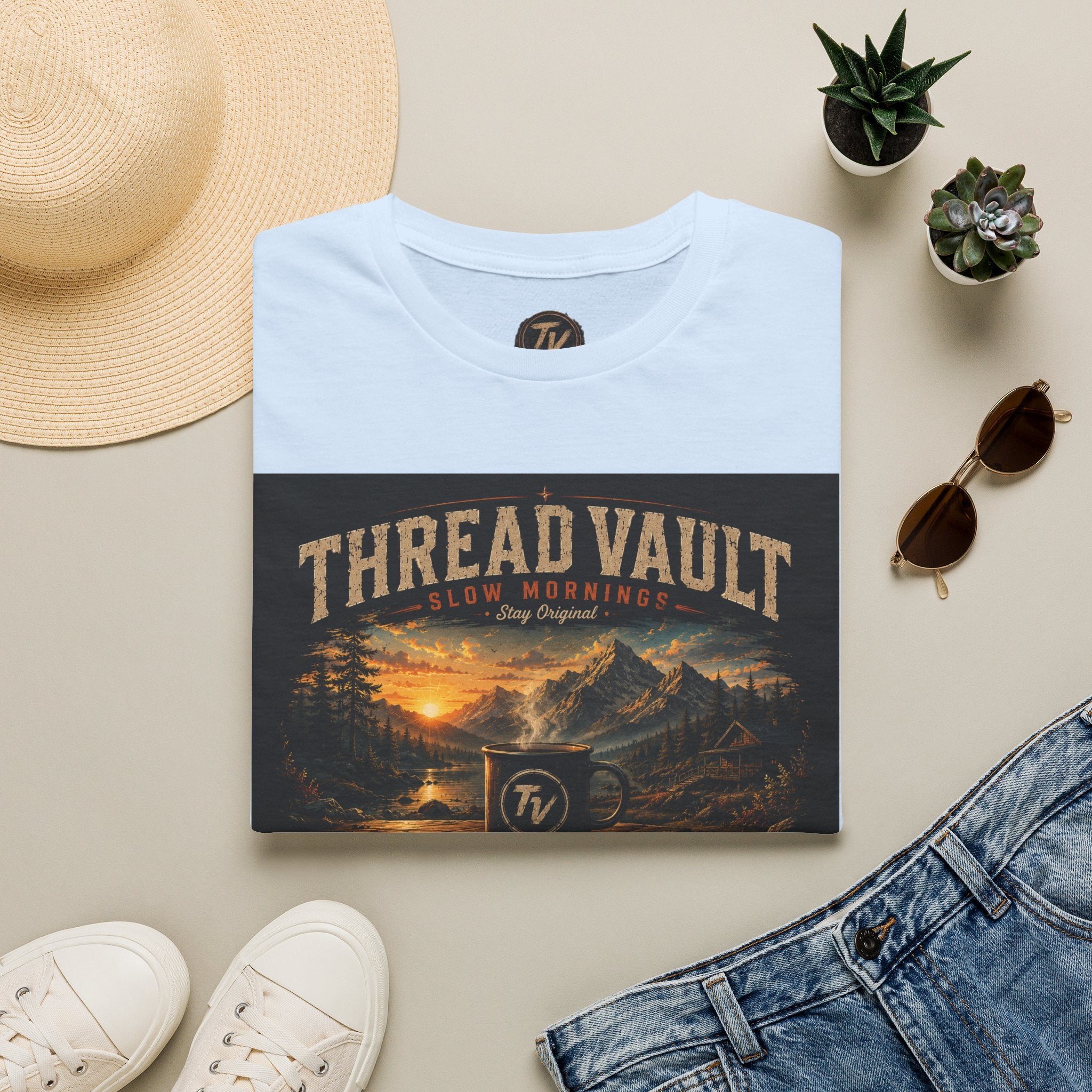 Slow Mornings | Signature Series | TVC-003 | Premium Graphic Tee