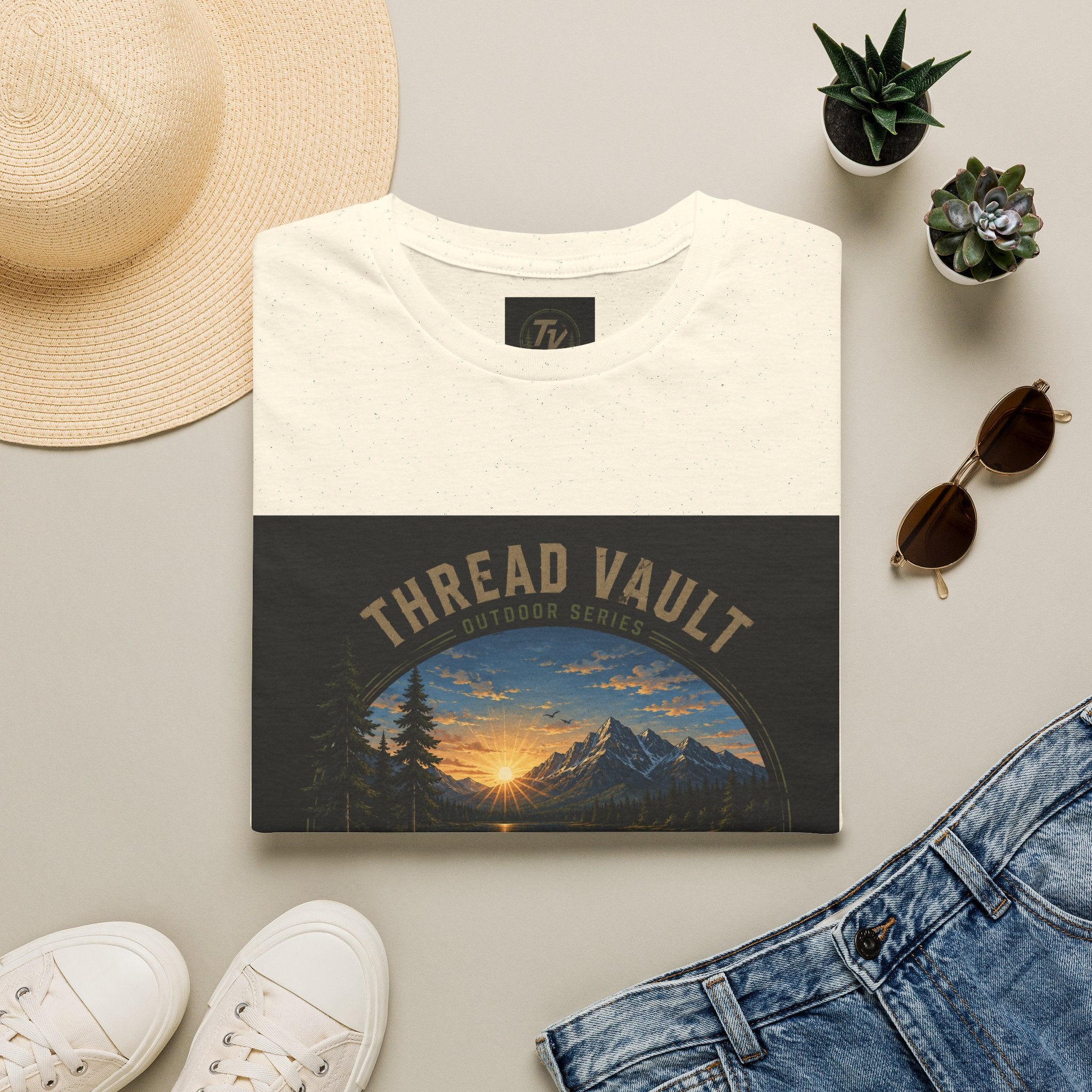 Happy Place | Outdoor Series | TVO-002 | Premium Graphic Tee