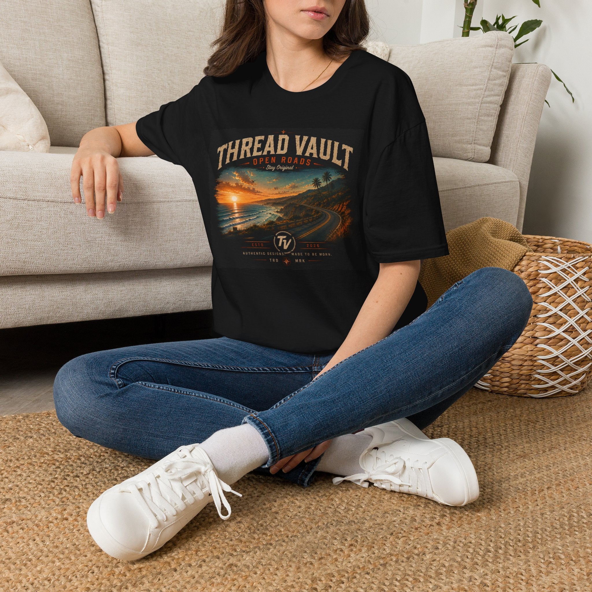 Open Roads | Signature Series | TVC-004 | Premium Graphic Tee