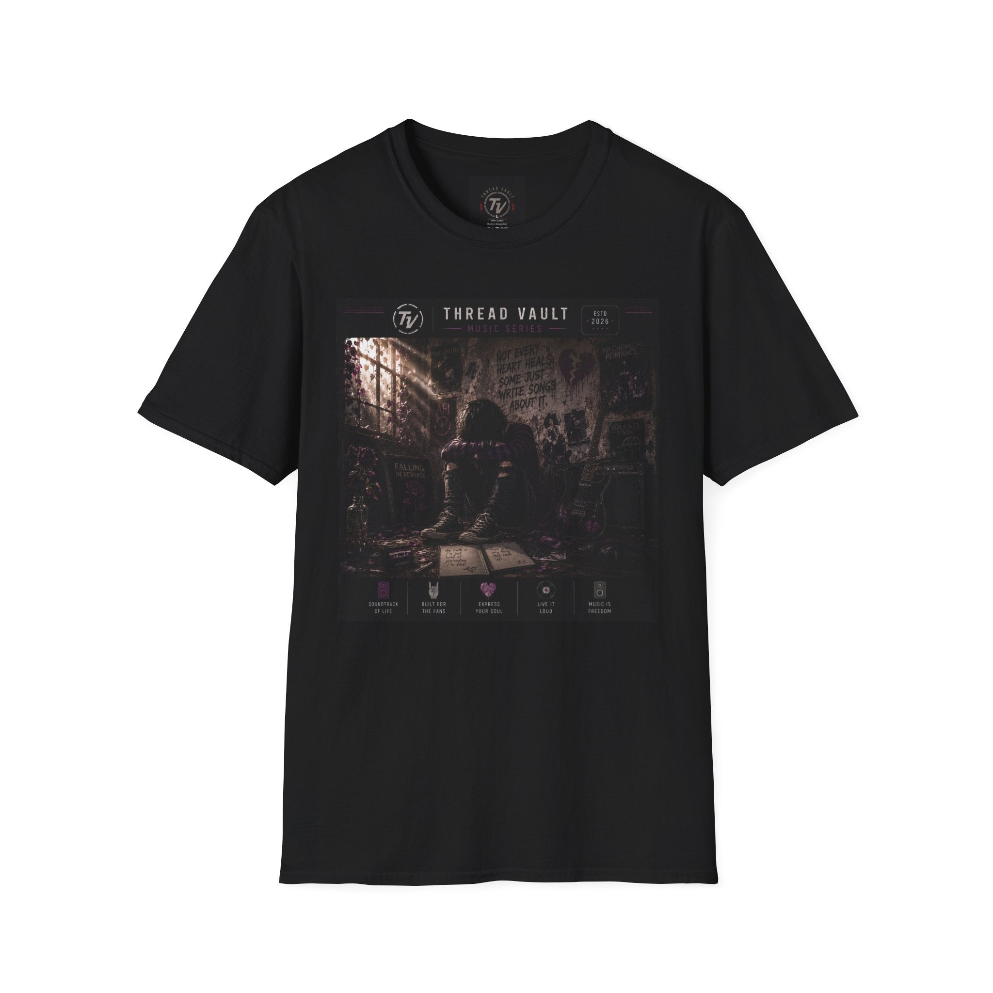 Broken Echoes | Music Series | TVM-002 | Premium Graphic Tee