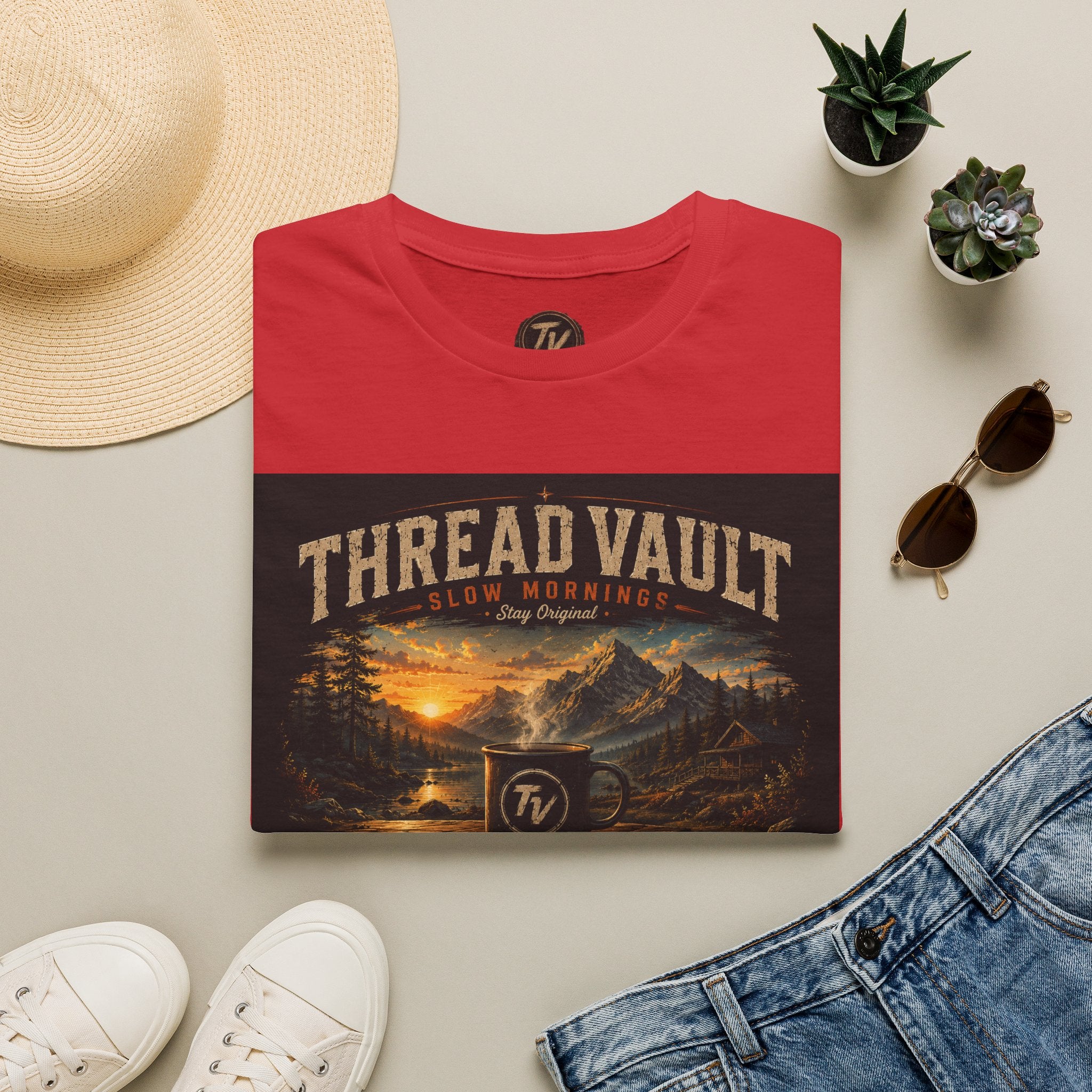 Slow Mornings | Signature Series | TVC-003 | Premium Graphic Tee