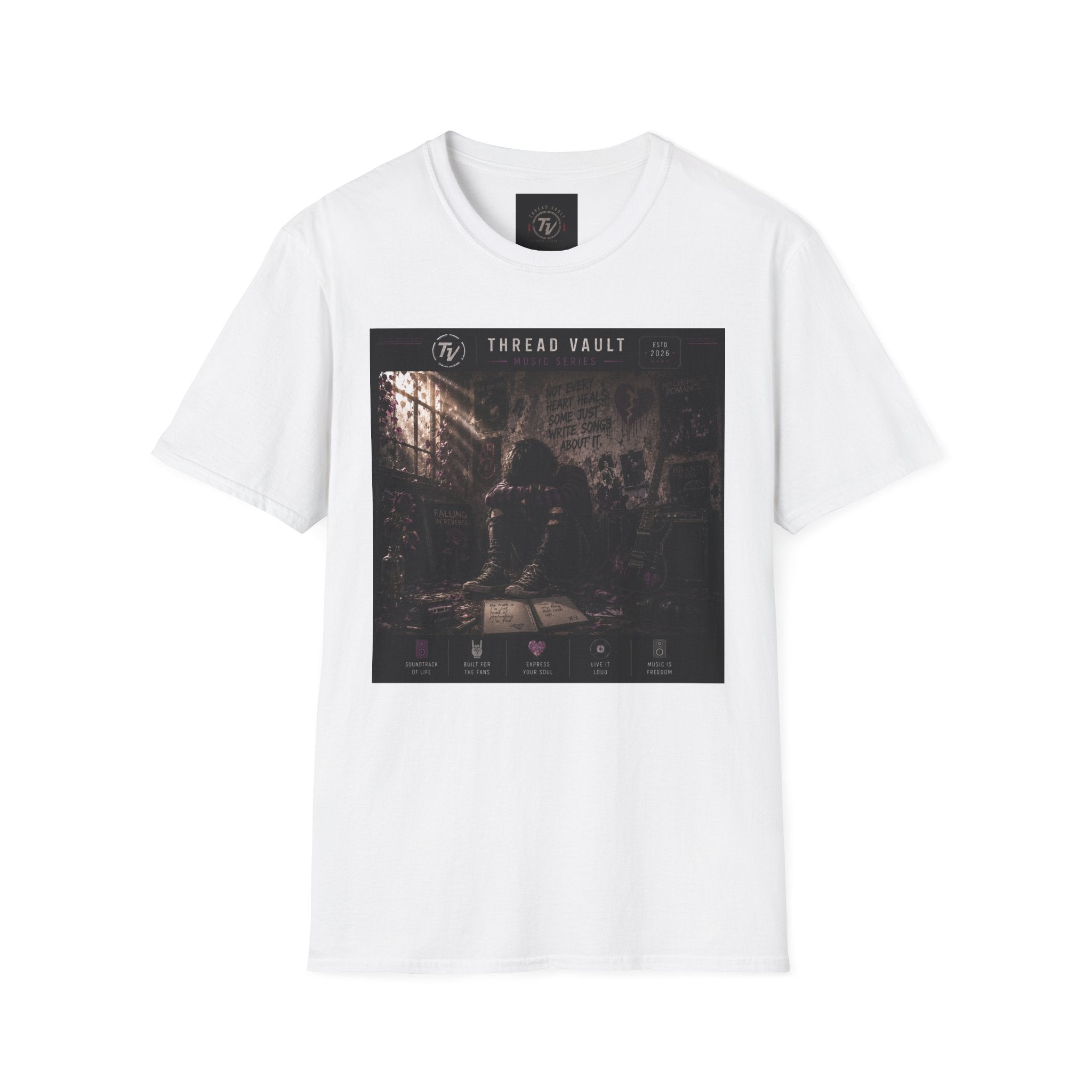 Broken Echoes | Music Series | TVM-002 | Premium Graphic Tee