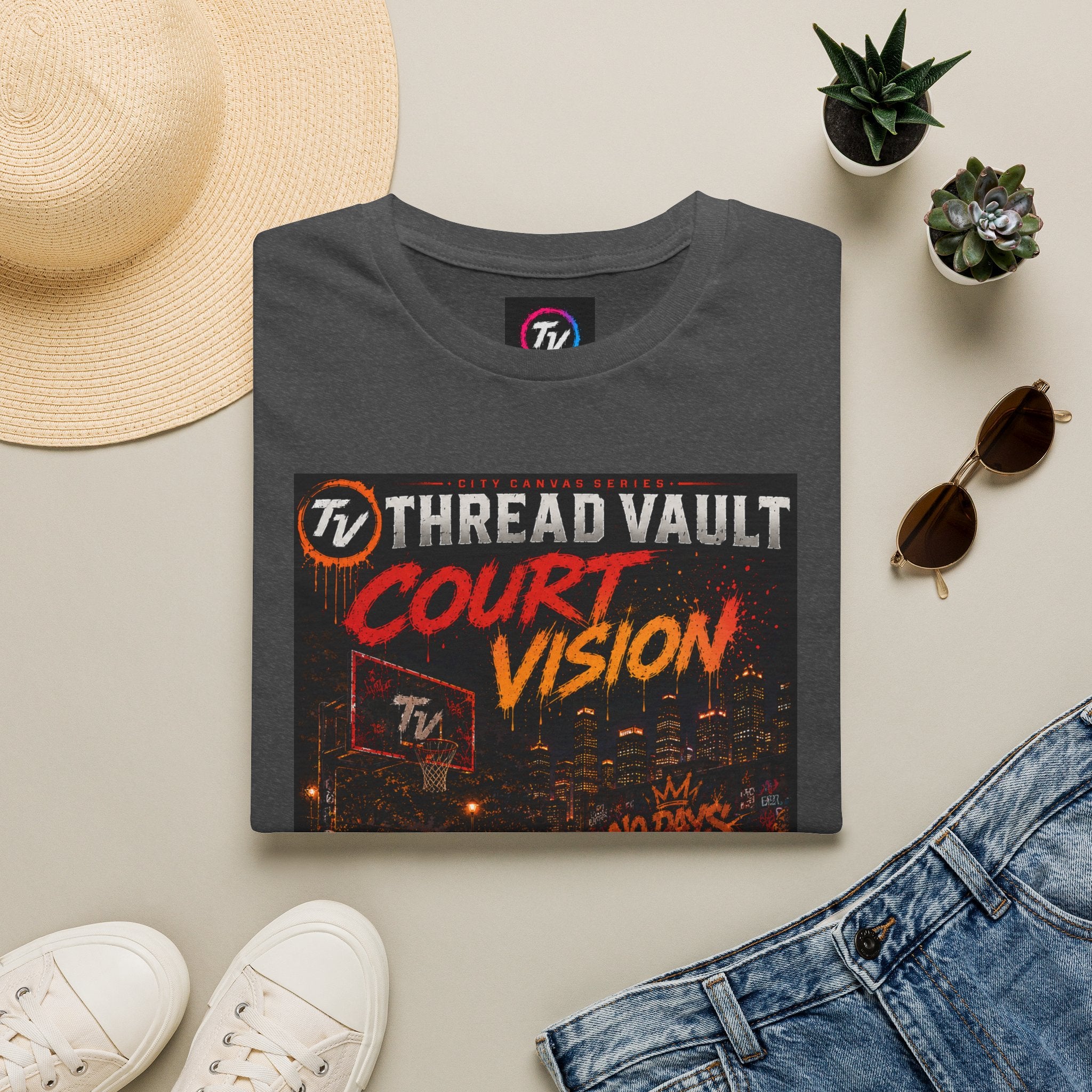 Court Vision | City Canvas Series | CVC-005 | Premium Graphic Tee
