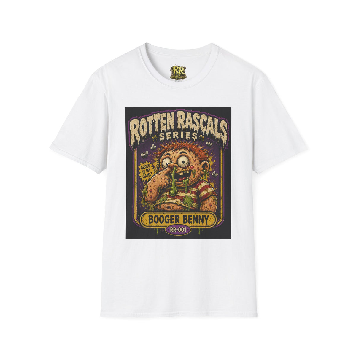 Booger Benny | Rotten Rascals Series | RR-001 | Premium Graphic Tee