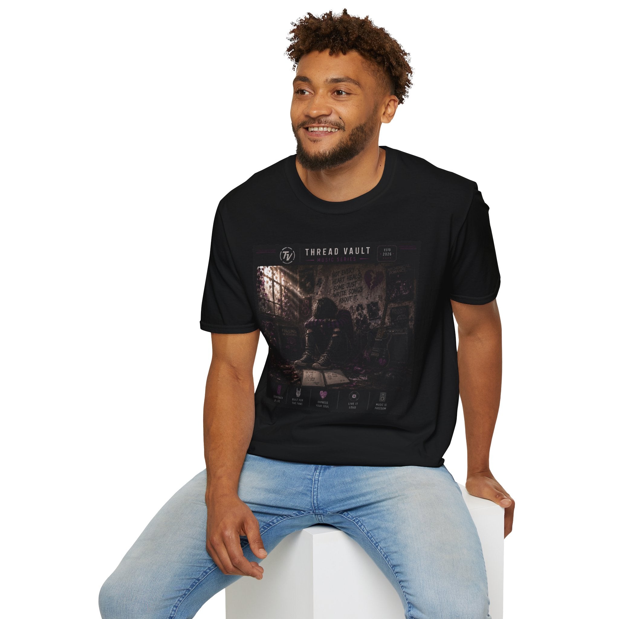 Broken Echoes | Music Series | TVM-002 | Premium Graphic Tee
