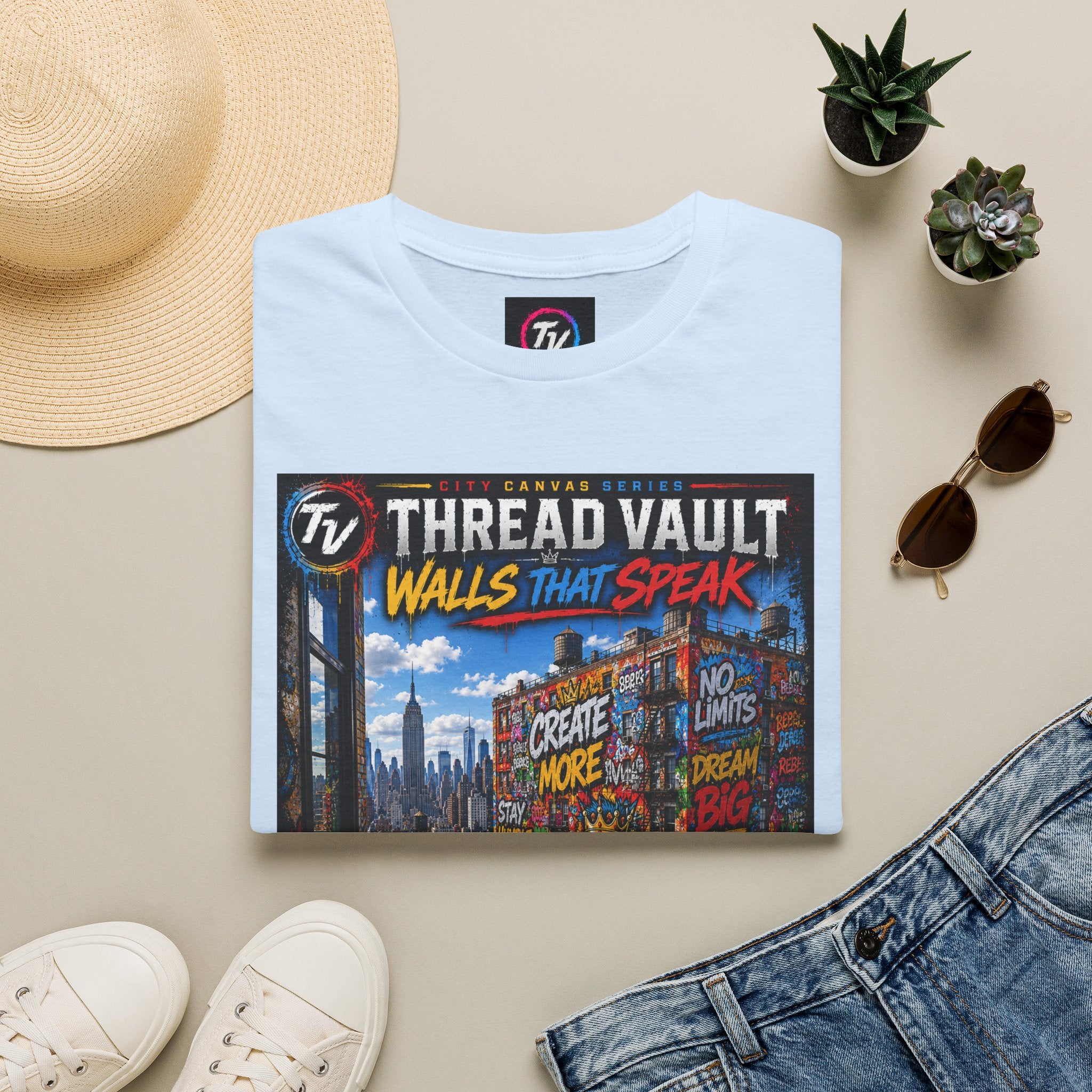 Walls That Speak | City Canvas Series | CVC-010 | Premium Graphic Tee