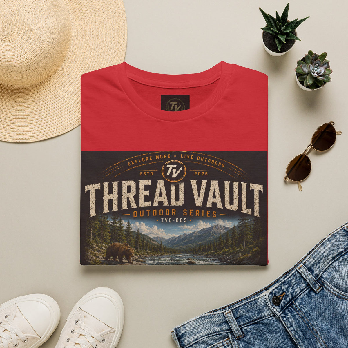 River Rapids | Outdoor Series | TVO-005 | Premium Graphic Tee