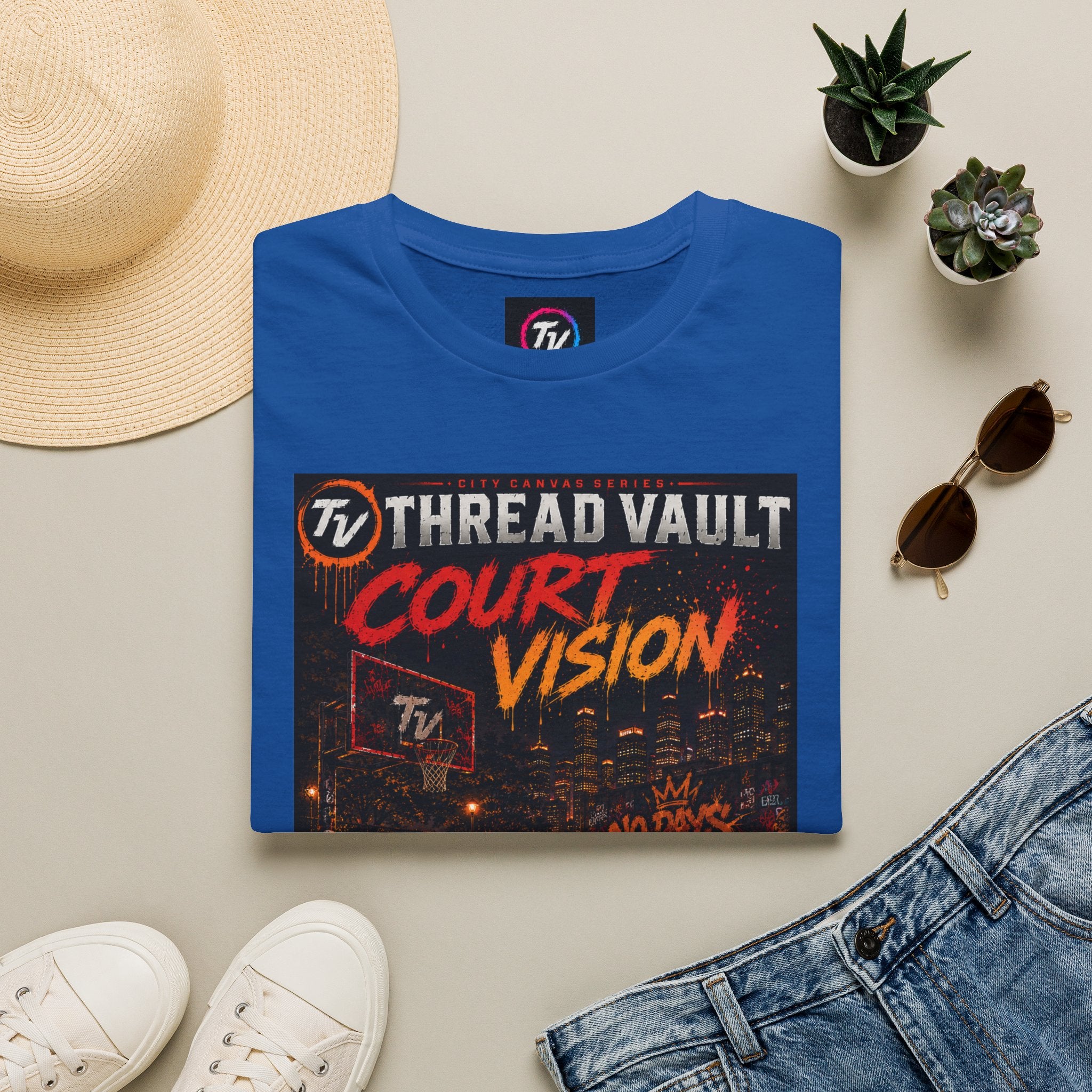 Court Vision | City Canvas Series | CVC-005 | Premium Graphic Tee