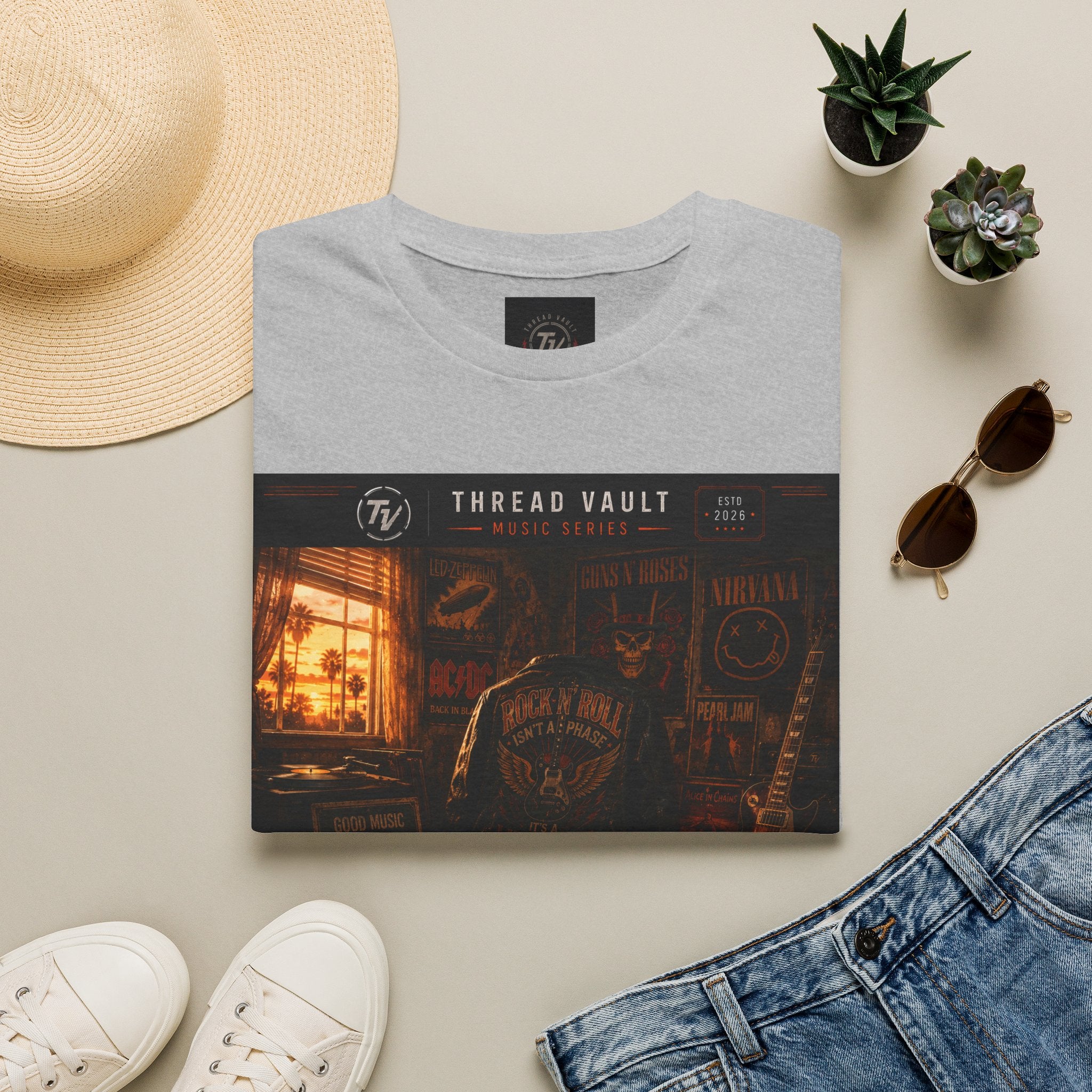 Long Live Rock & Roll | Music Series | TVM-003 | Premium Graphic Tee