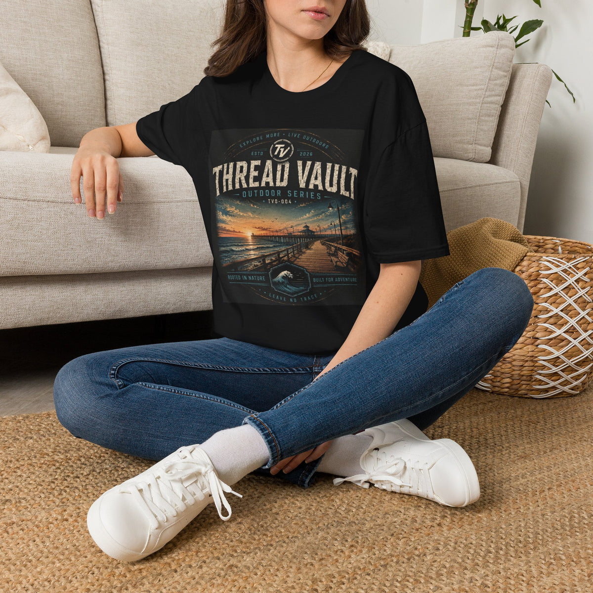 Boardwalk Sunset | Outdoor Series | TVO-004 | Premium Graphic Tee