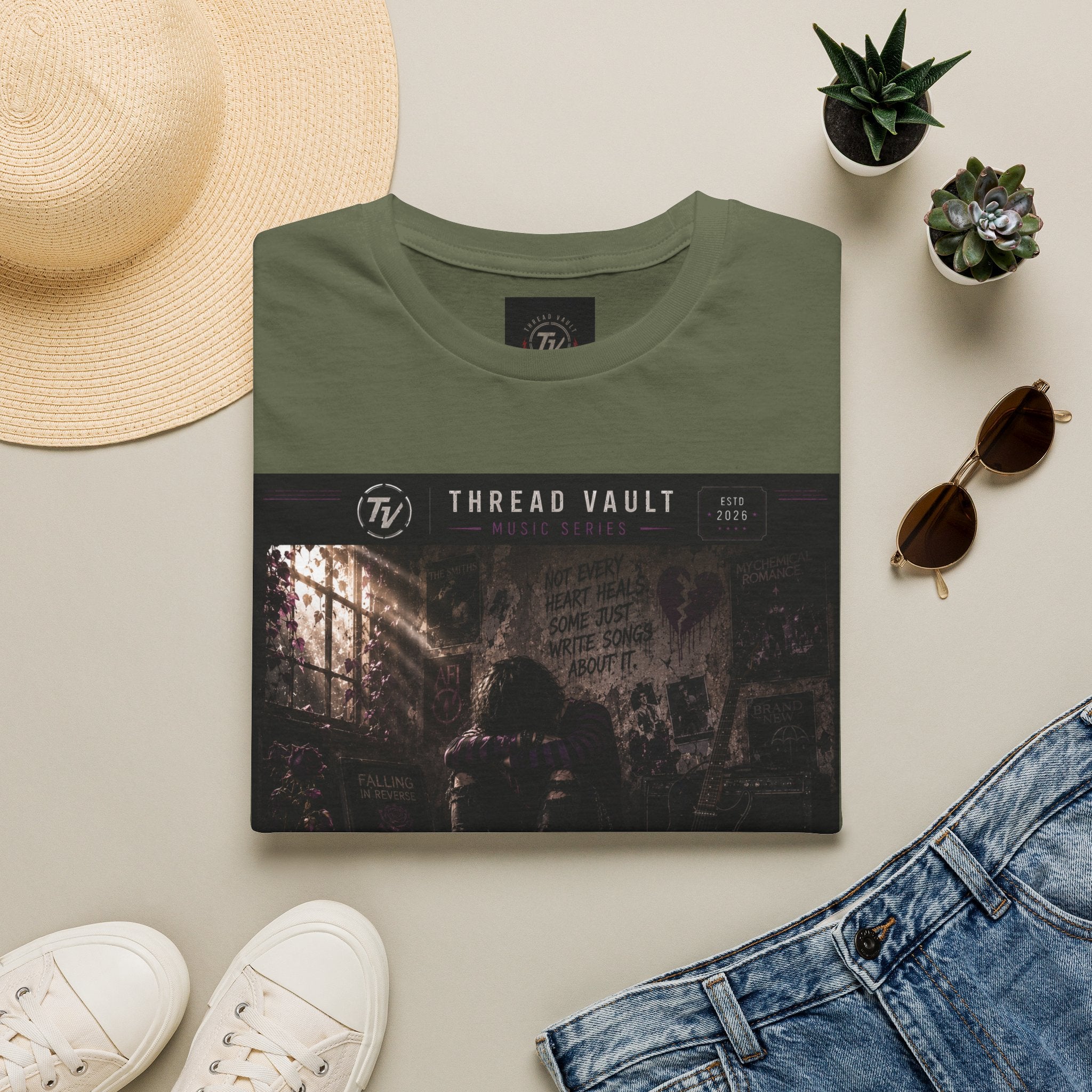Broken Echoes | Music Series | TVM-002 | Premium Graphic Tee
