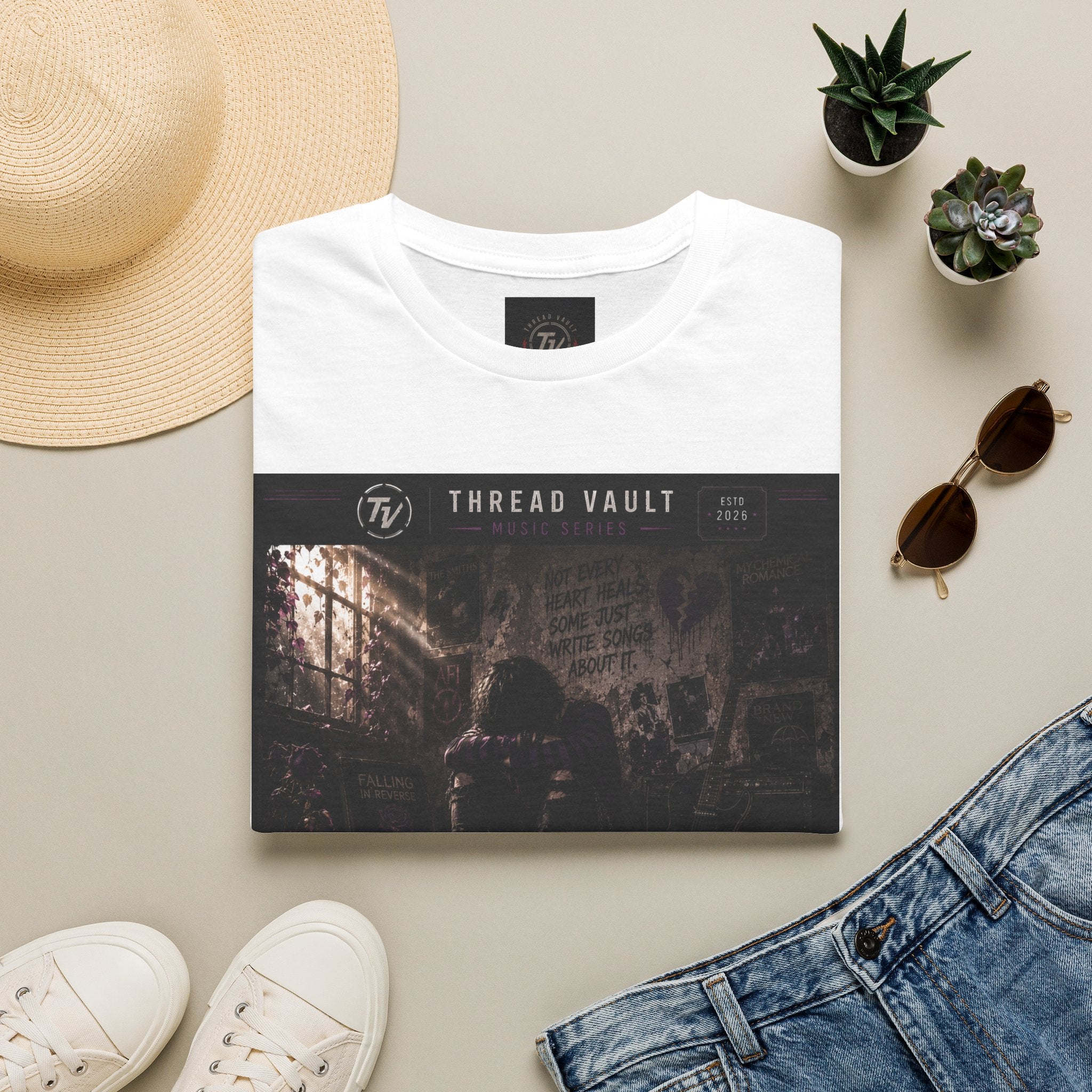 Broken Echoes | Music Series | TVM-002 | Premium Graphic Tee