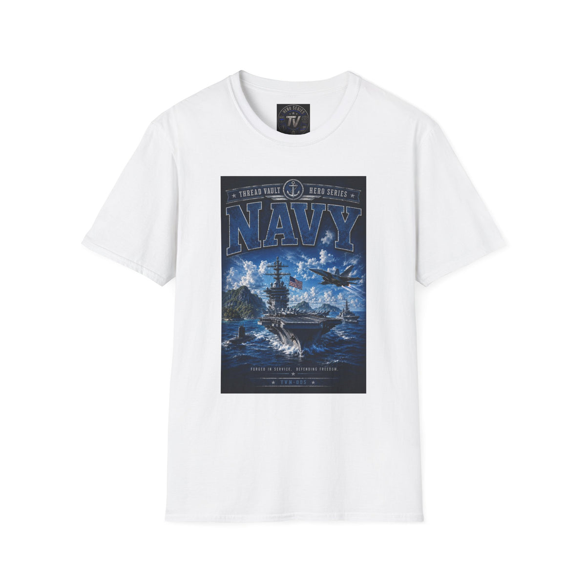 NAVY / HERO SERIES / TVH-005 / PREMIUM GRAPHIC TEE