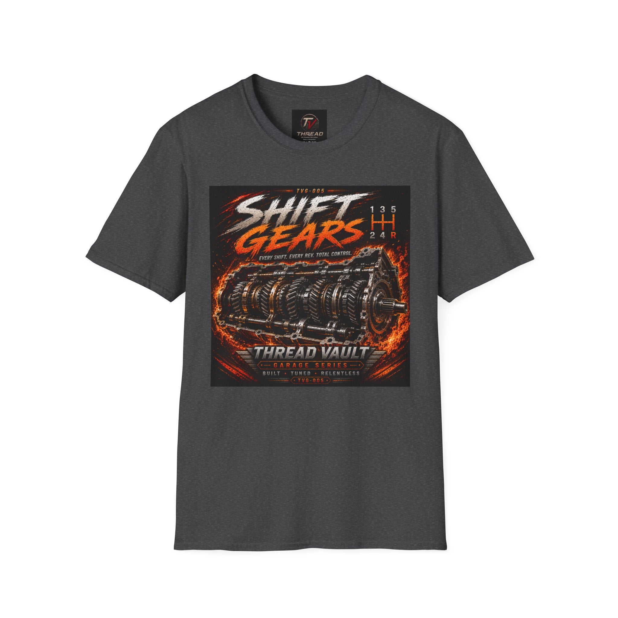 Shift Gears | Garage Series | TVG-005 | Premium Graphic Tee