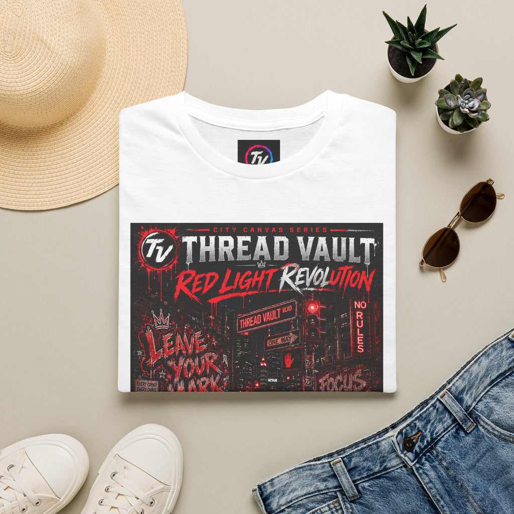 Red Light Revolution | City Canvas Series | CVC-007 | Premium Graphic Tee