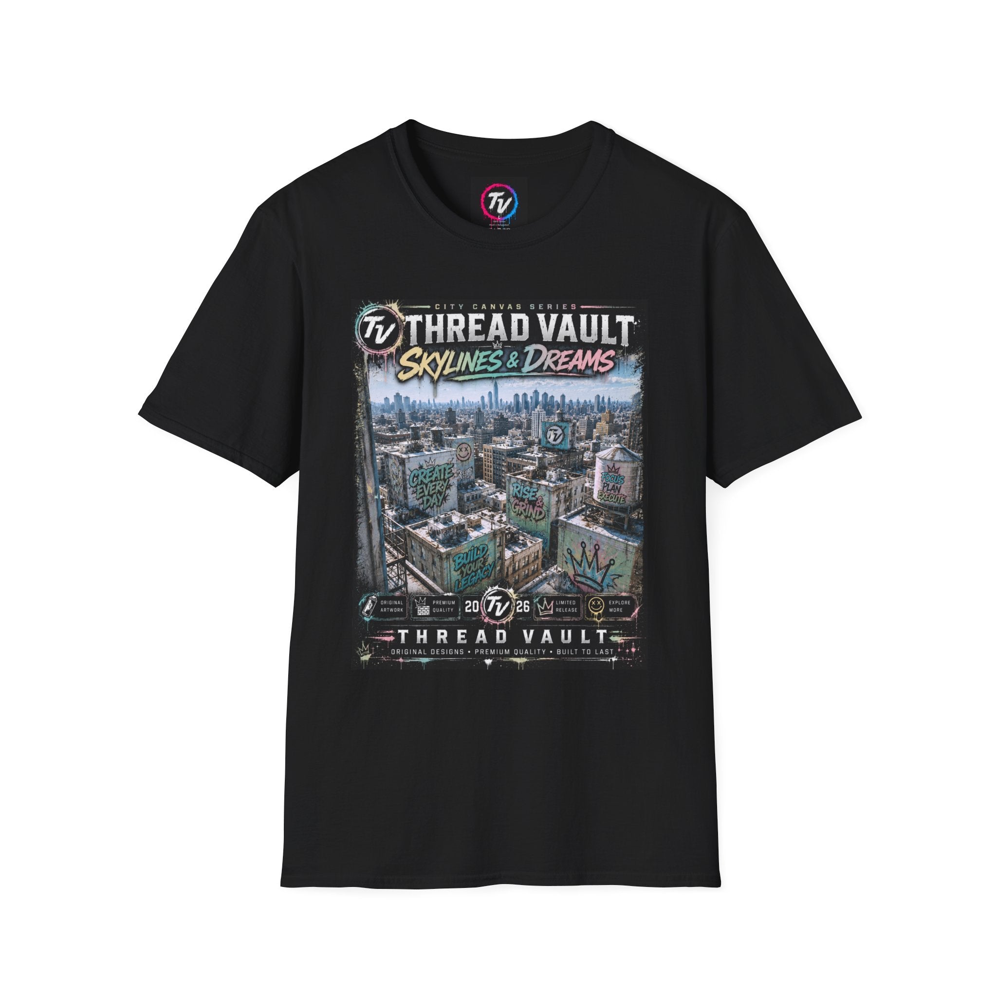 Skylines & Dreams | City Canvas Series | CVC-009 | Premium Graphic Tee