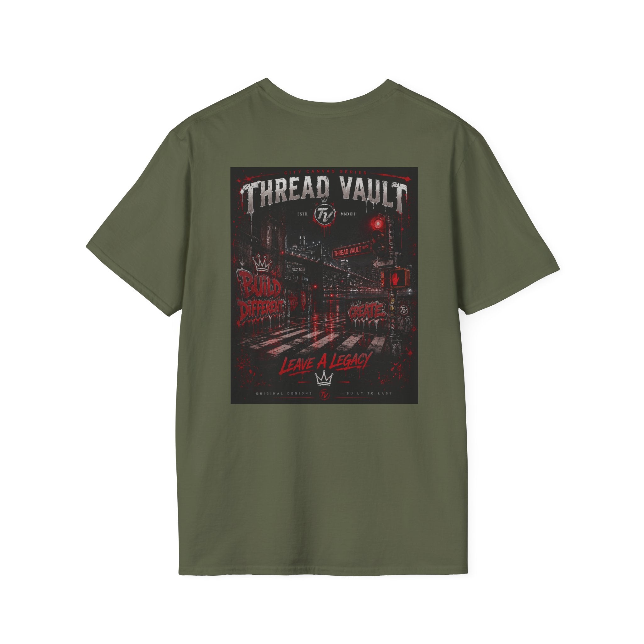 Red Light Revolution | City Canvas Series | CVC-007 | Premium Graphic Tee