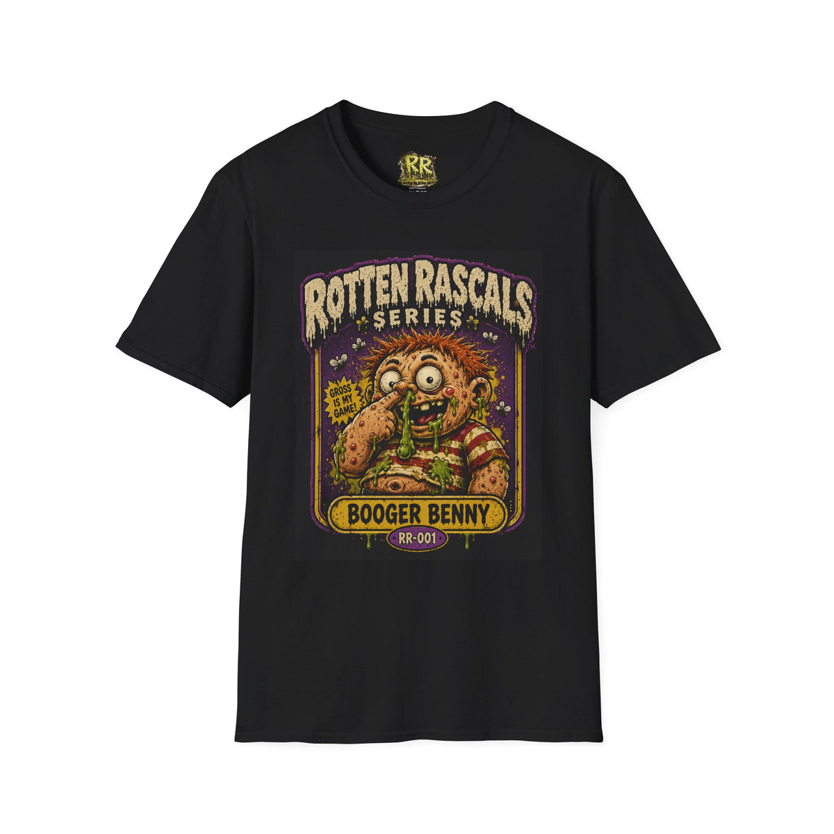 Booger Benny | Rotten Rascals Series | RR-001 | Premium Graphic Tee