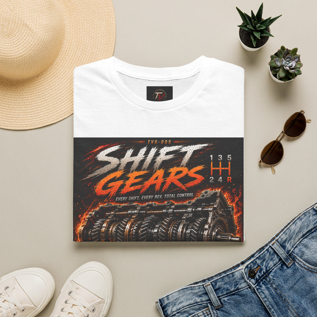 Shift Gears | Garage Series | TVG-005 | Premium Graphic Tee