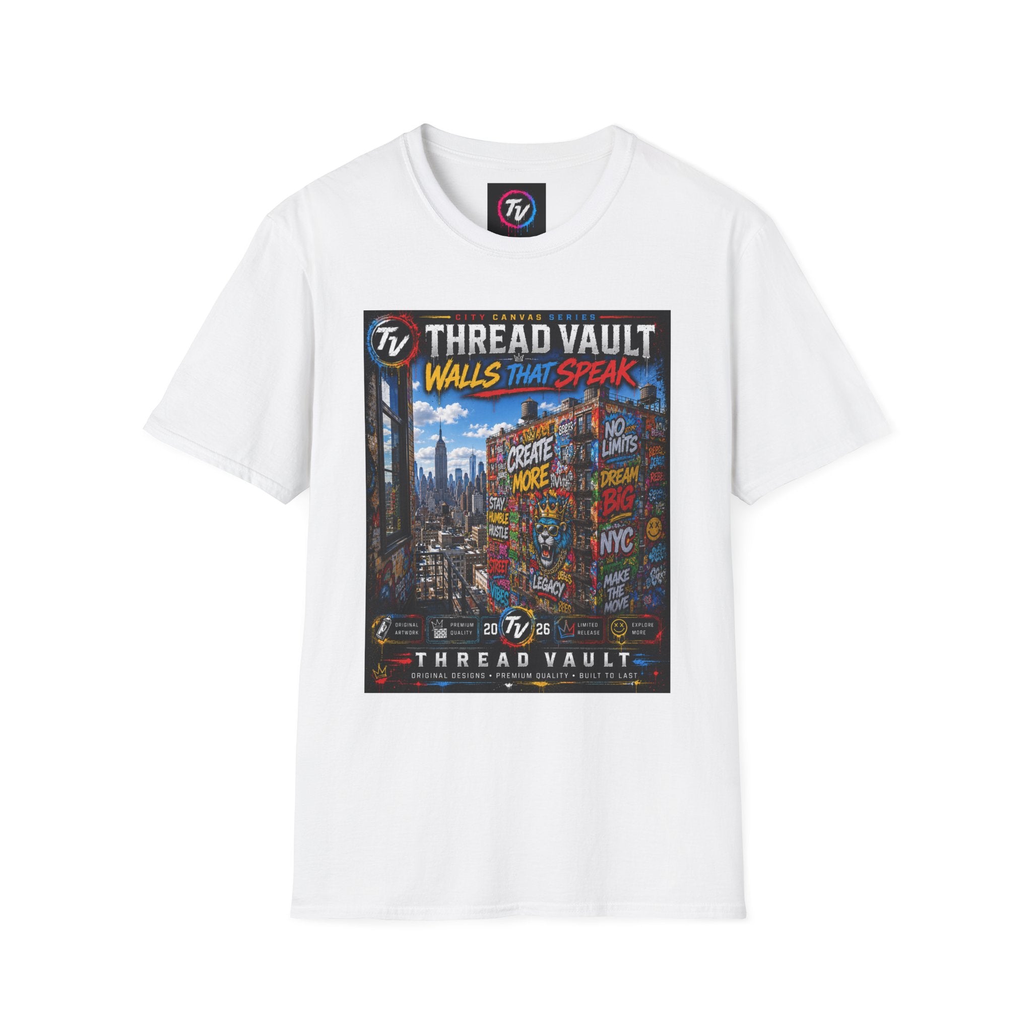 Walls That Speak | City Canvas Series | CVC-010 | Premium Graphic Tee
