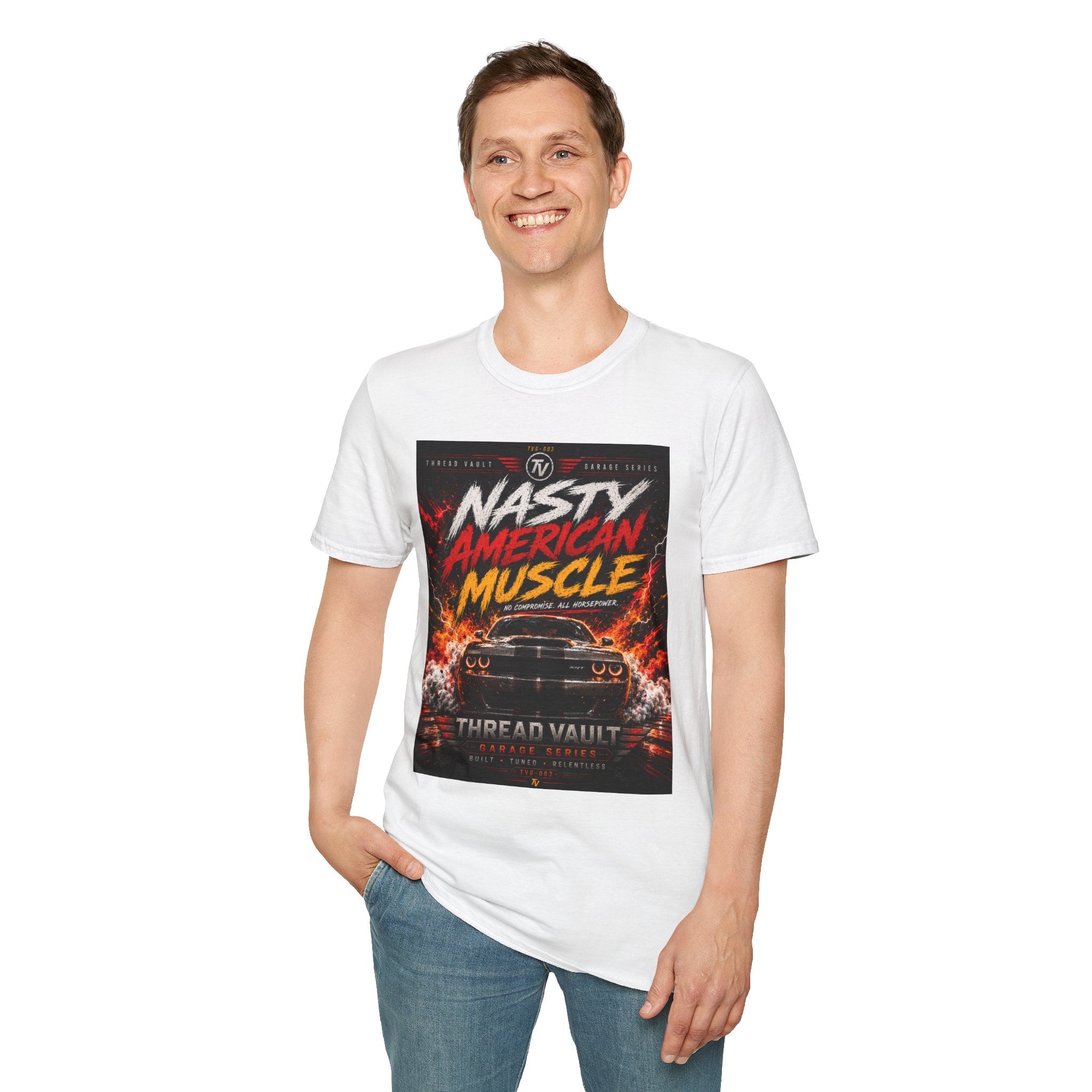 Nasty American Muscle | Garage Series TVG-003 | Premium Graphic Tee