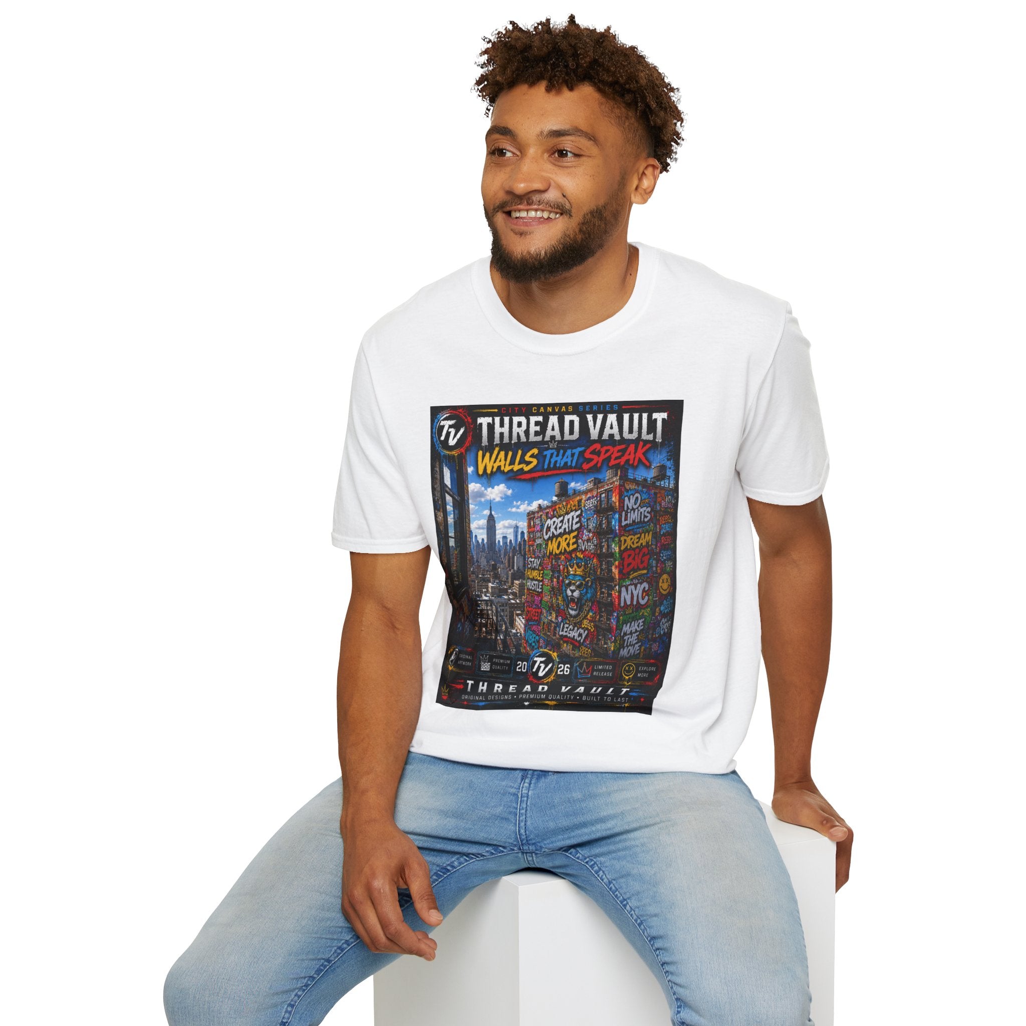 Walls That Speak | City Canvas Series | CVC-010 | Premium Graphic Tee