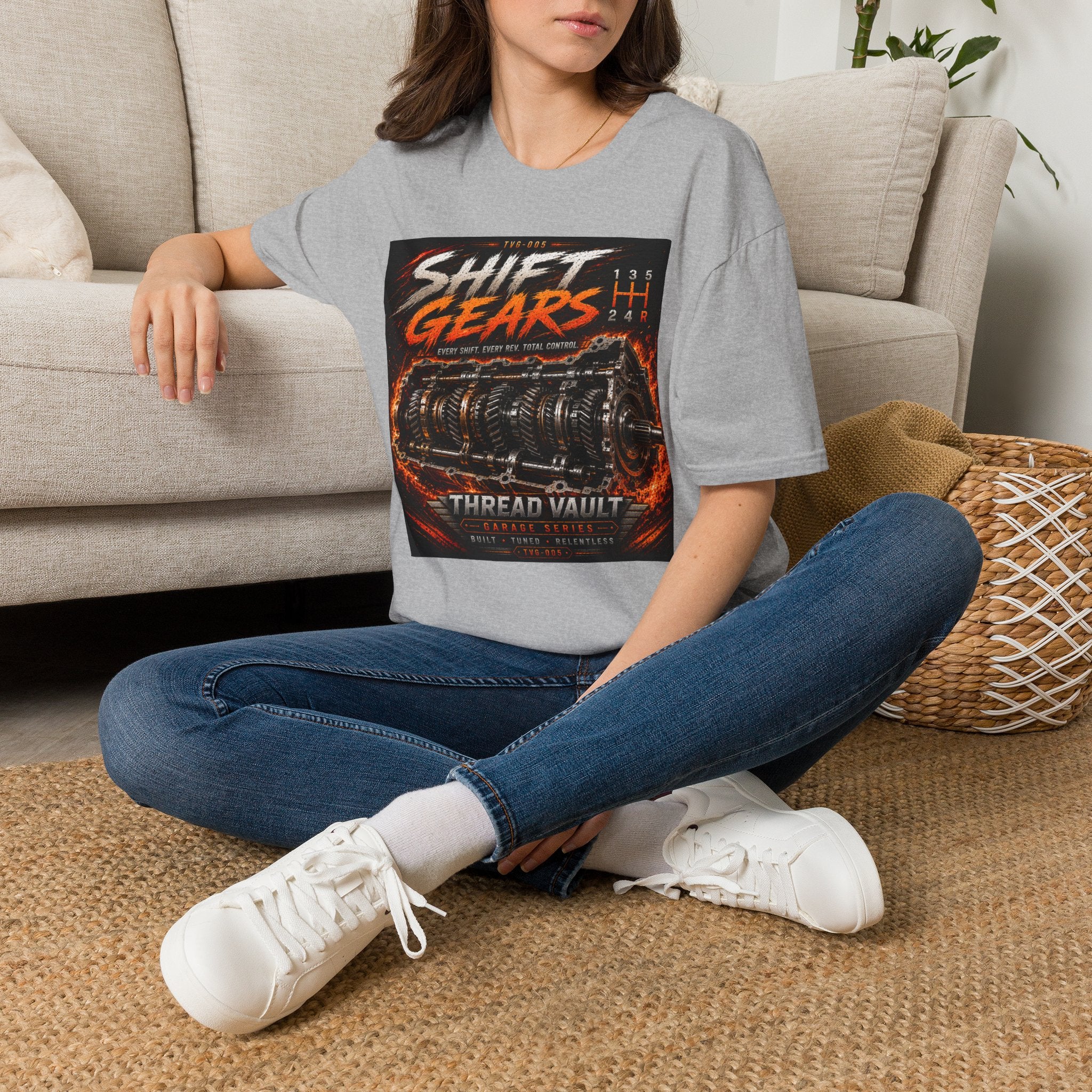 Shift Gears | Garage Series | TVG-005 | Premium Graphic Tee