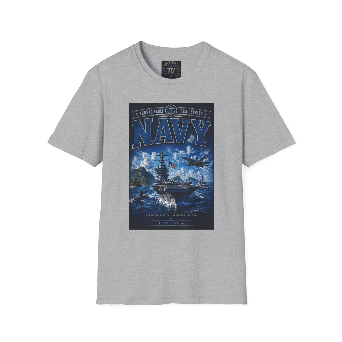 NAVY / HERO SERIES / TVH-005 / PREMIUM GRAPHIC TEE