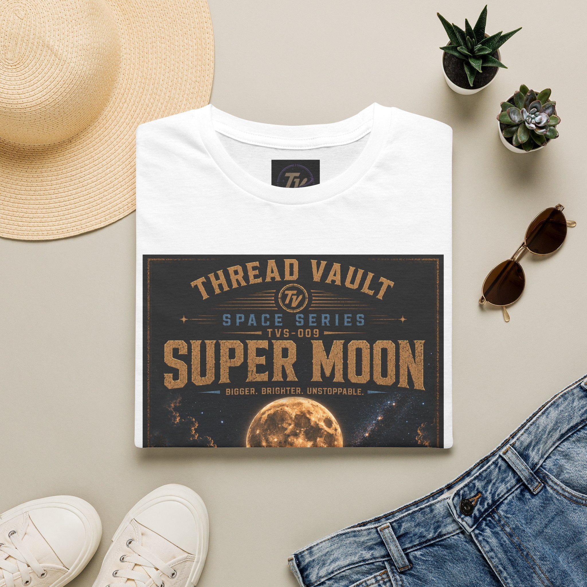Super Moon | Space Series | TVS-009 | Premium Graphic Tee