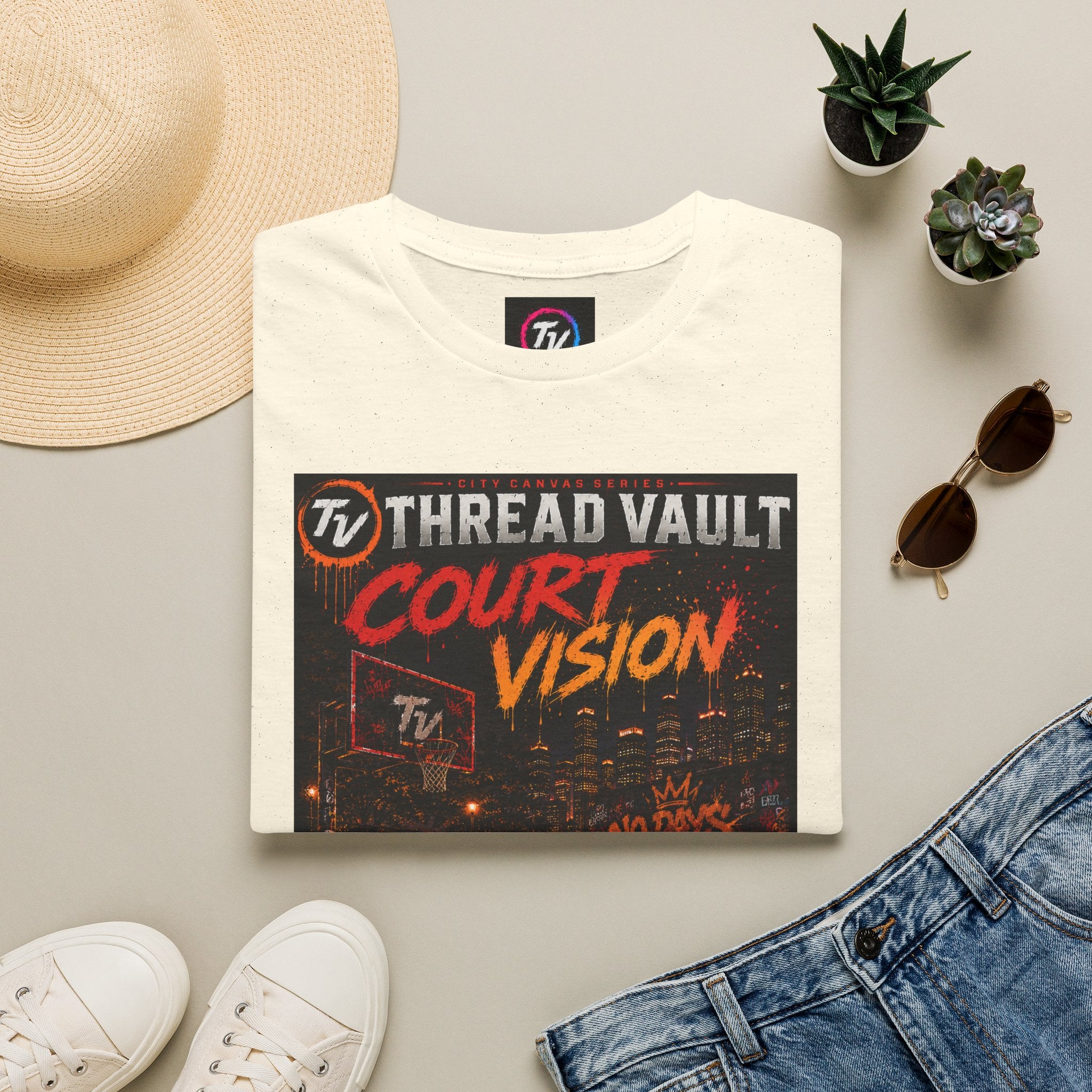 Court Vision | City Canvas Series | CVC-005 | Premium Graphic Tee