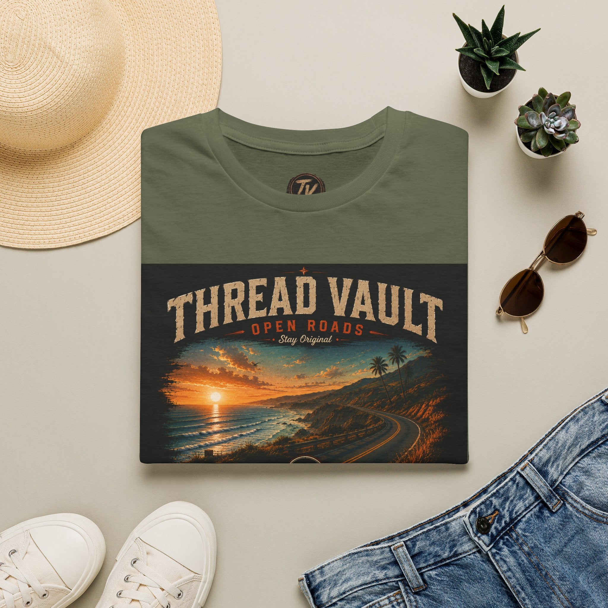 Open Roads | Signature Series | TVC-004 | Premium Graphic Tee