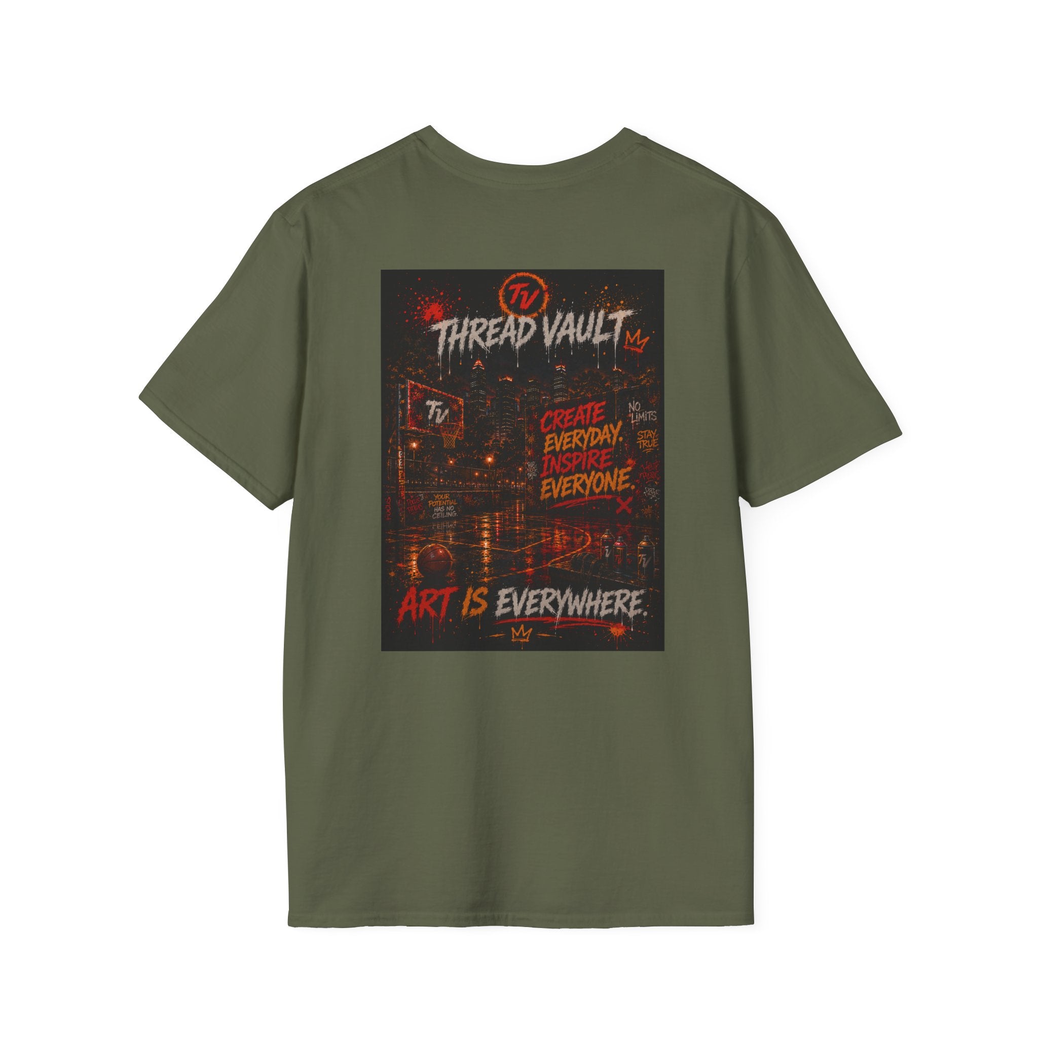 Court Vision | City Canvas Series | CVC-005 | Premium Graphic Tee