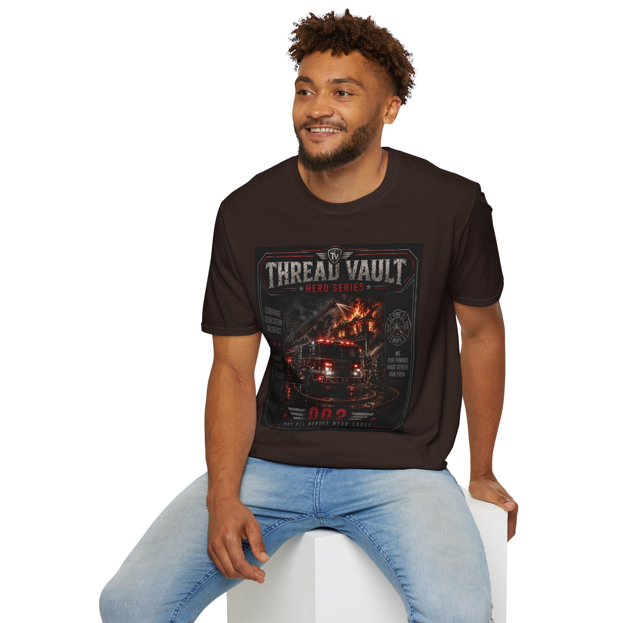 Into the Flames | Hero Series | TVHR-002 | Premium Graphic Tee