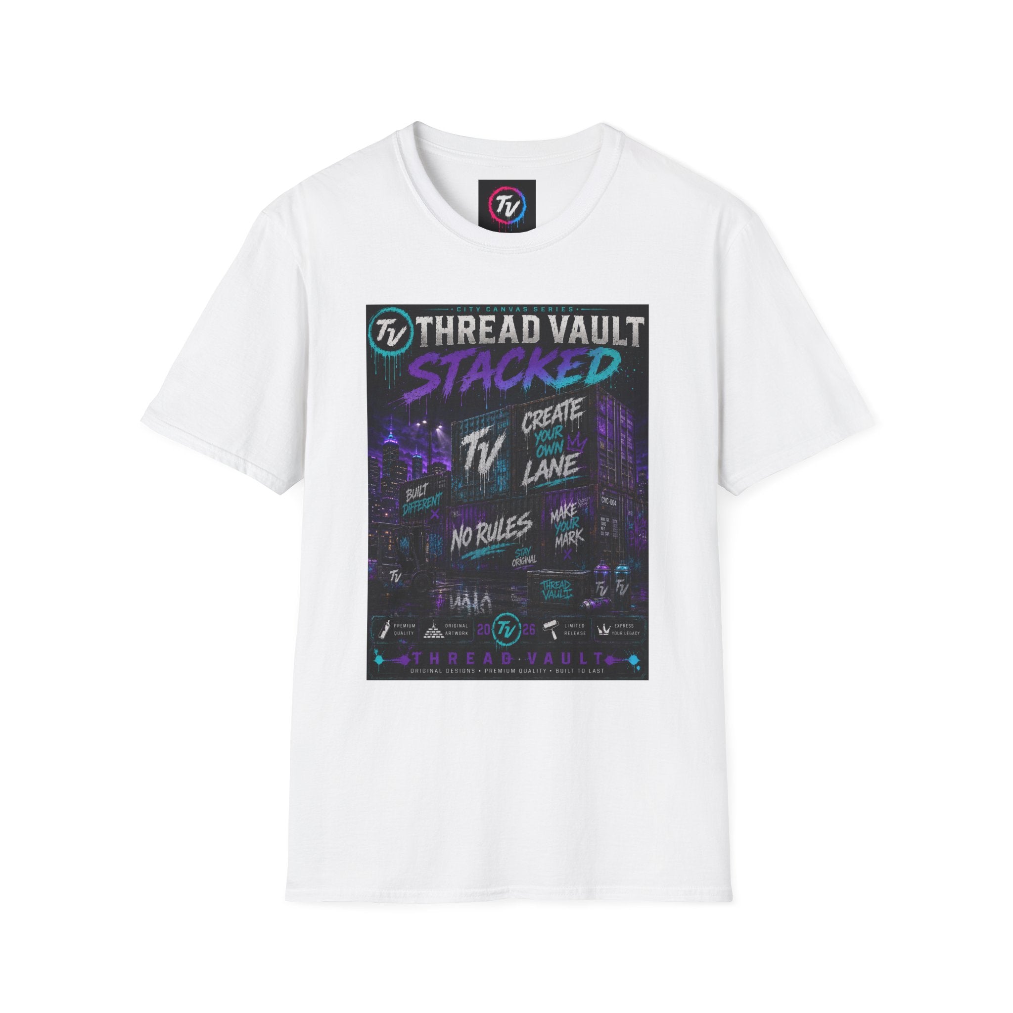 Stacked | City Canvas Series | CVC-004 | Premium Graphic Tee