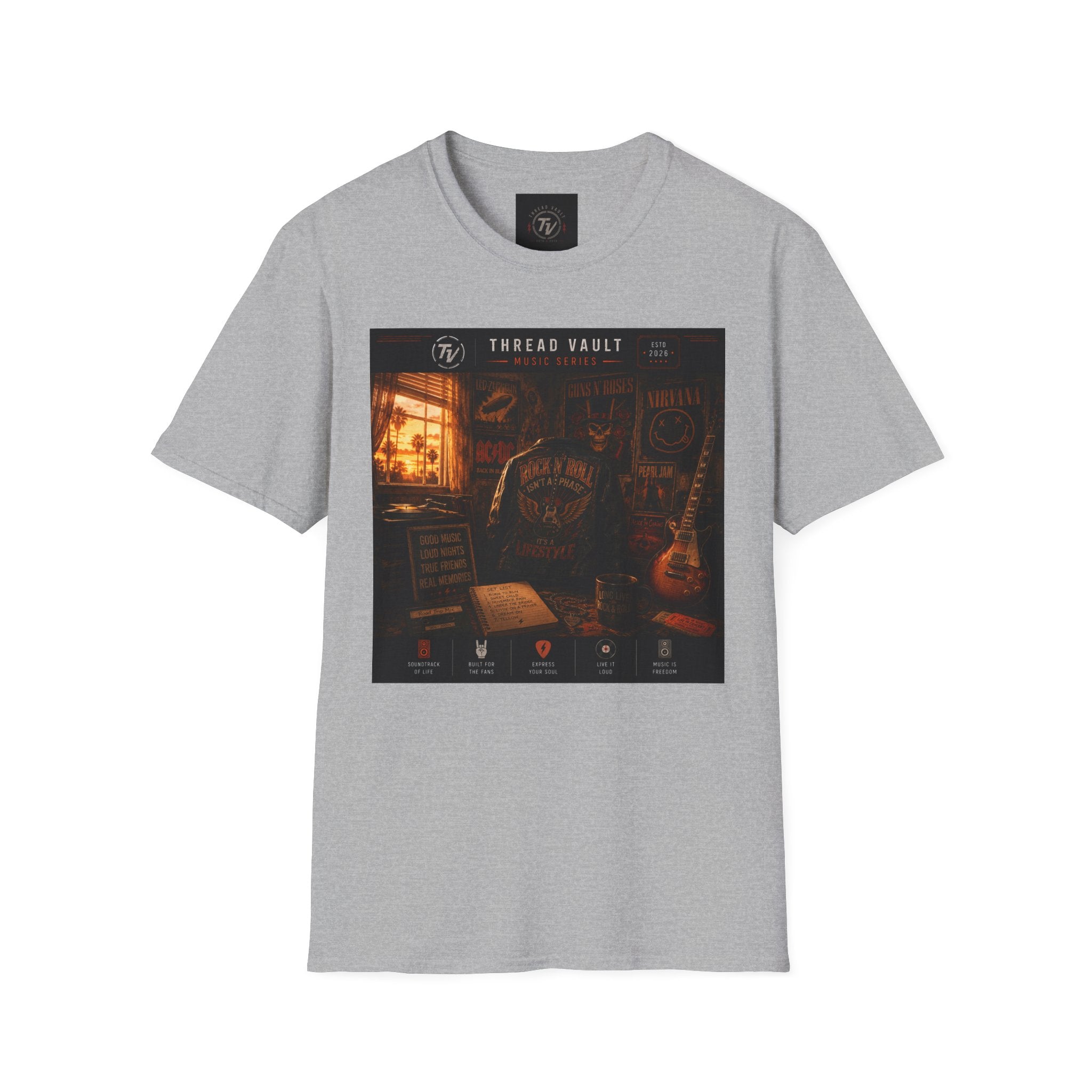 Long Live Rock & Roll | Music Series | TVM-003 | Premium Graphic Tee