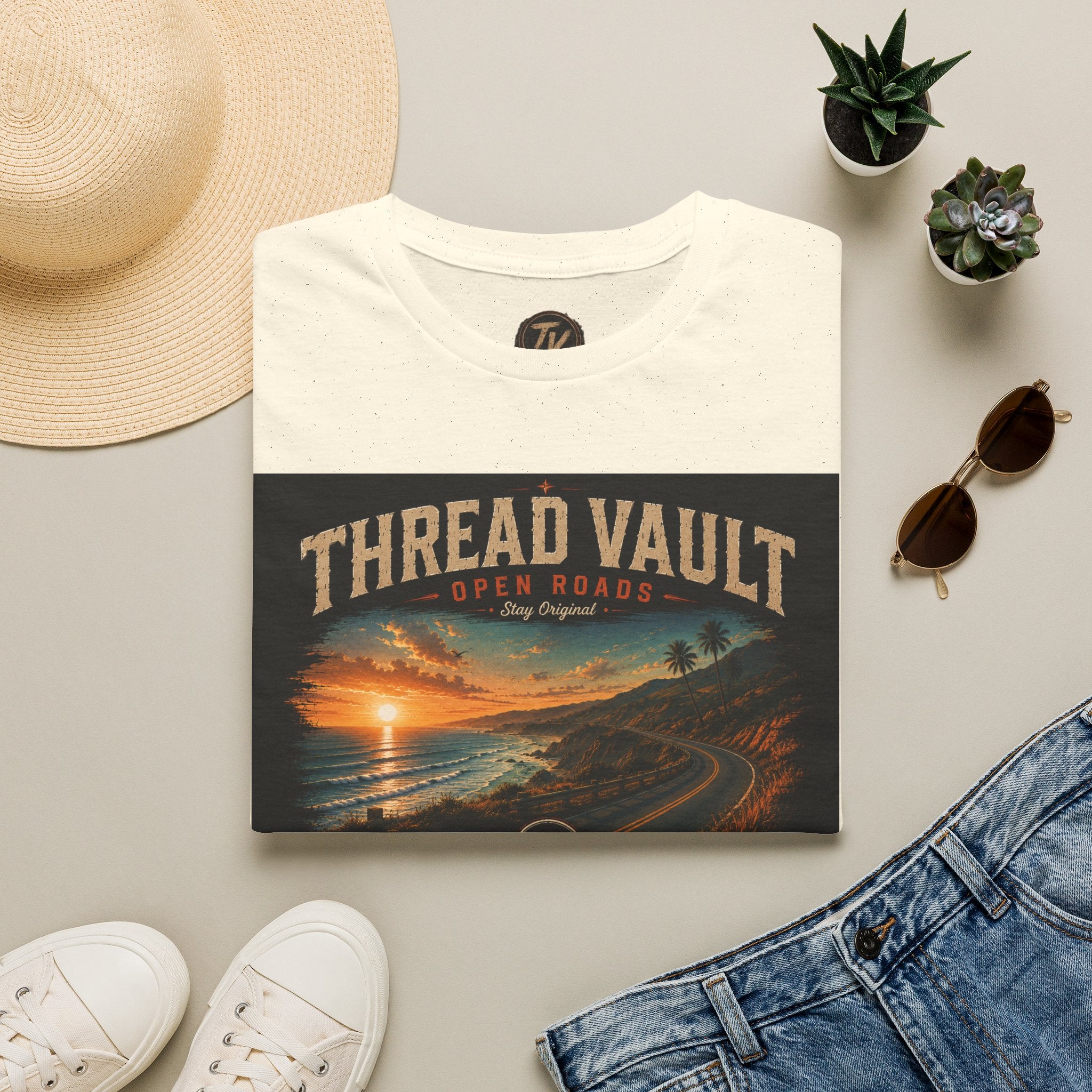 Open Roads | Signature Series | TVC-004 | Premium Graphic Tee