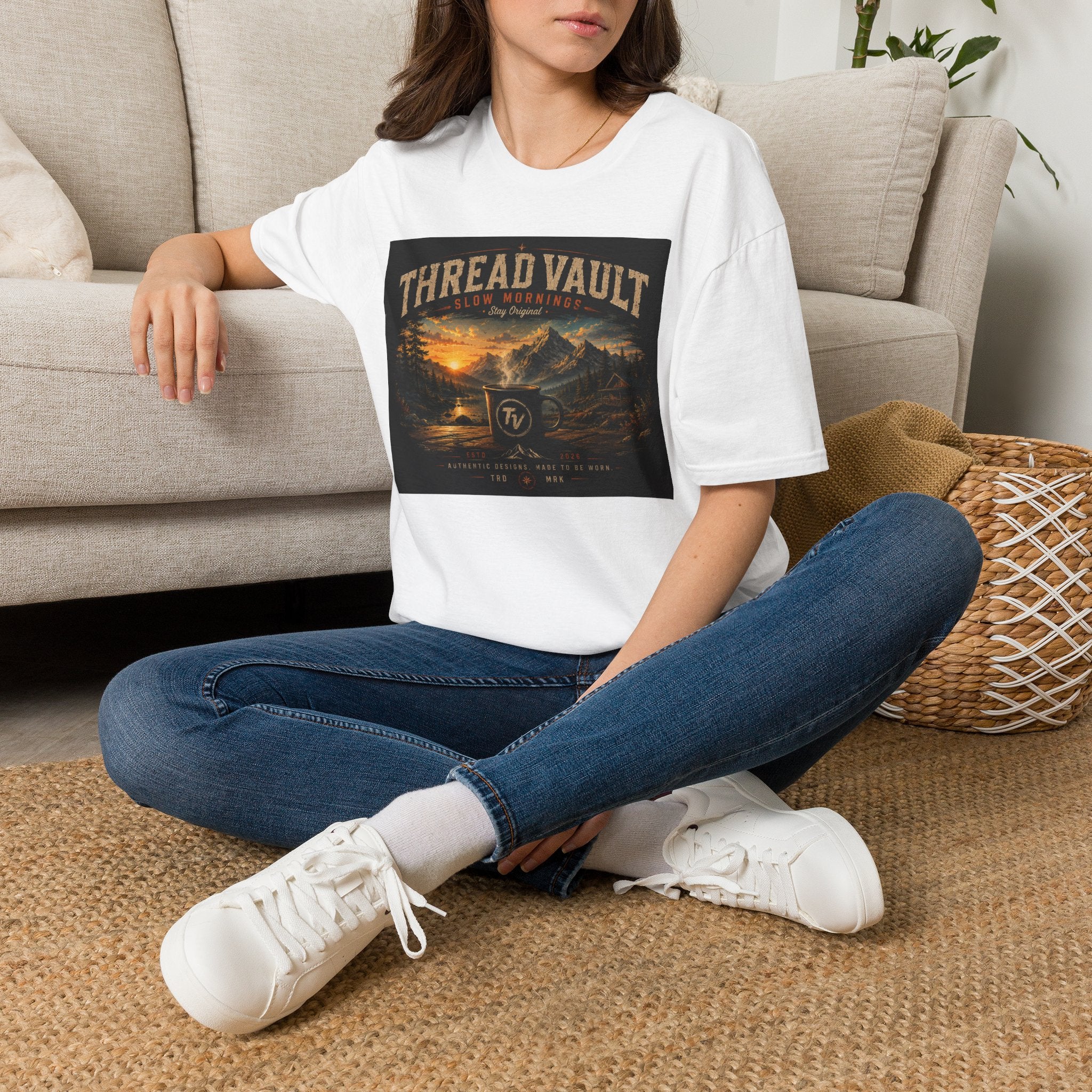 Slow Mornings | Signature Series | TVC-003 | Premium Graphic Tee