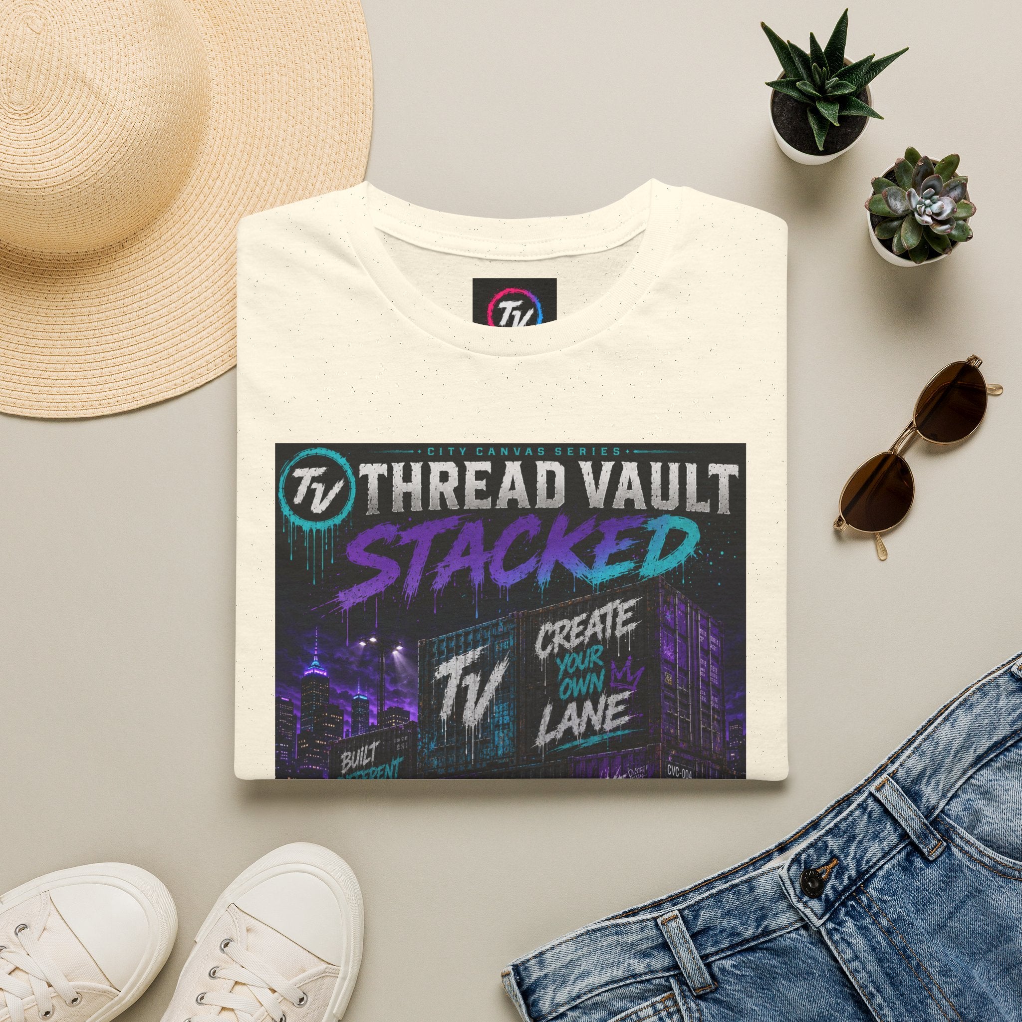 Stacked | City Canvas Series | CVC-004 | Premium Graphic Tee
