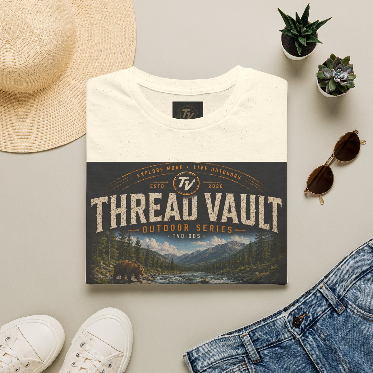 River Rapids | Outdoor Series | TVO-005 | Premium Graphic Tee