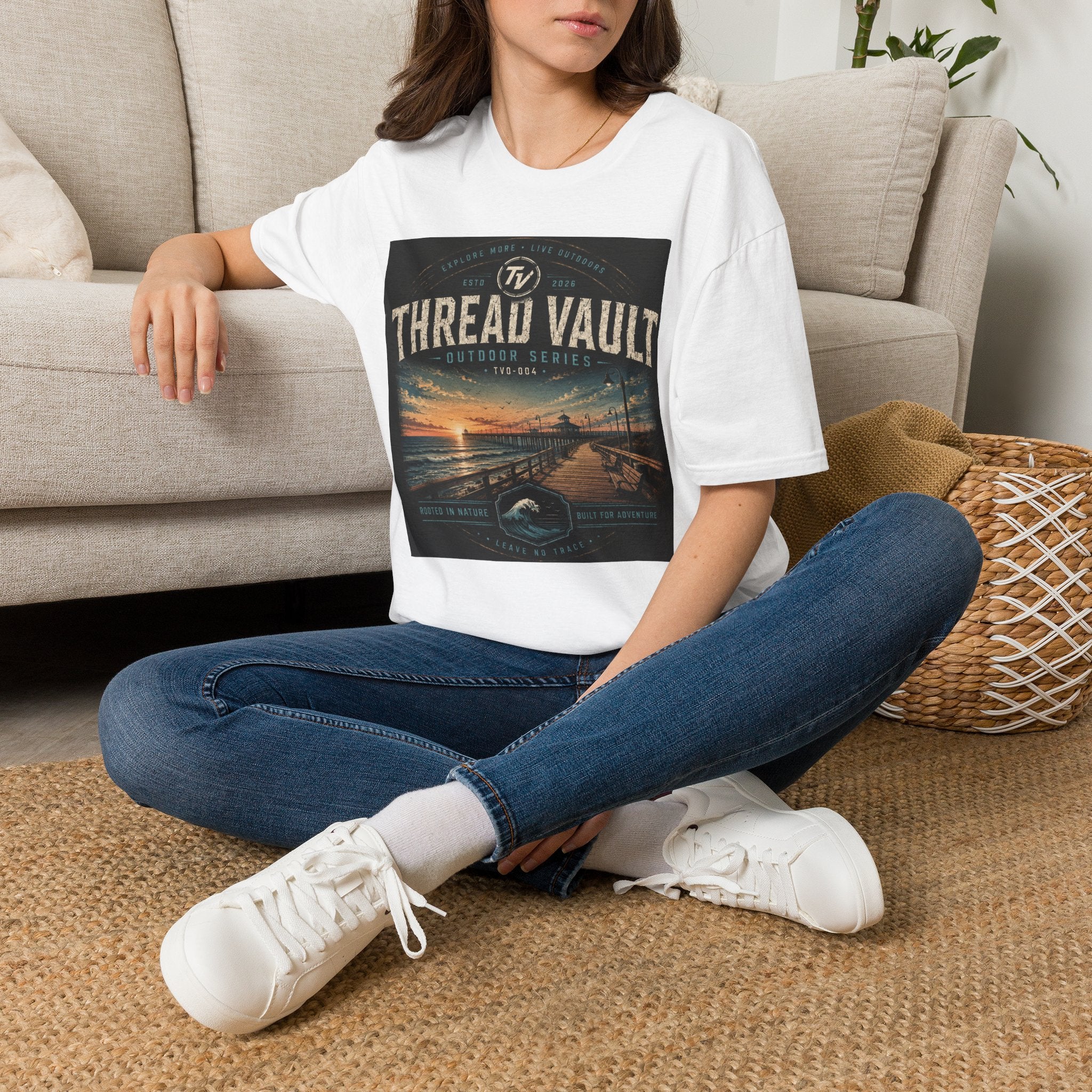 Boardwalk Sunset | Outdoor Series | TVO-004 | Premium Graphic Tee