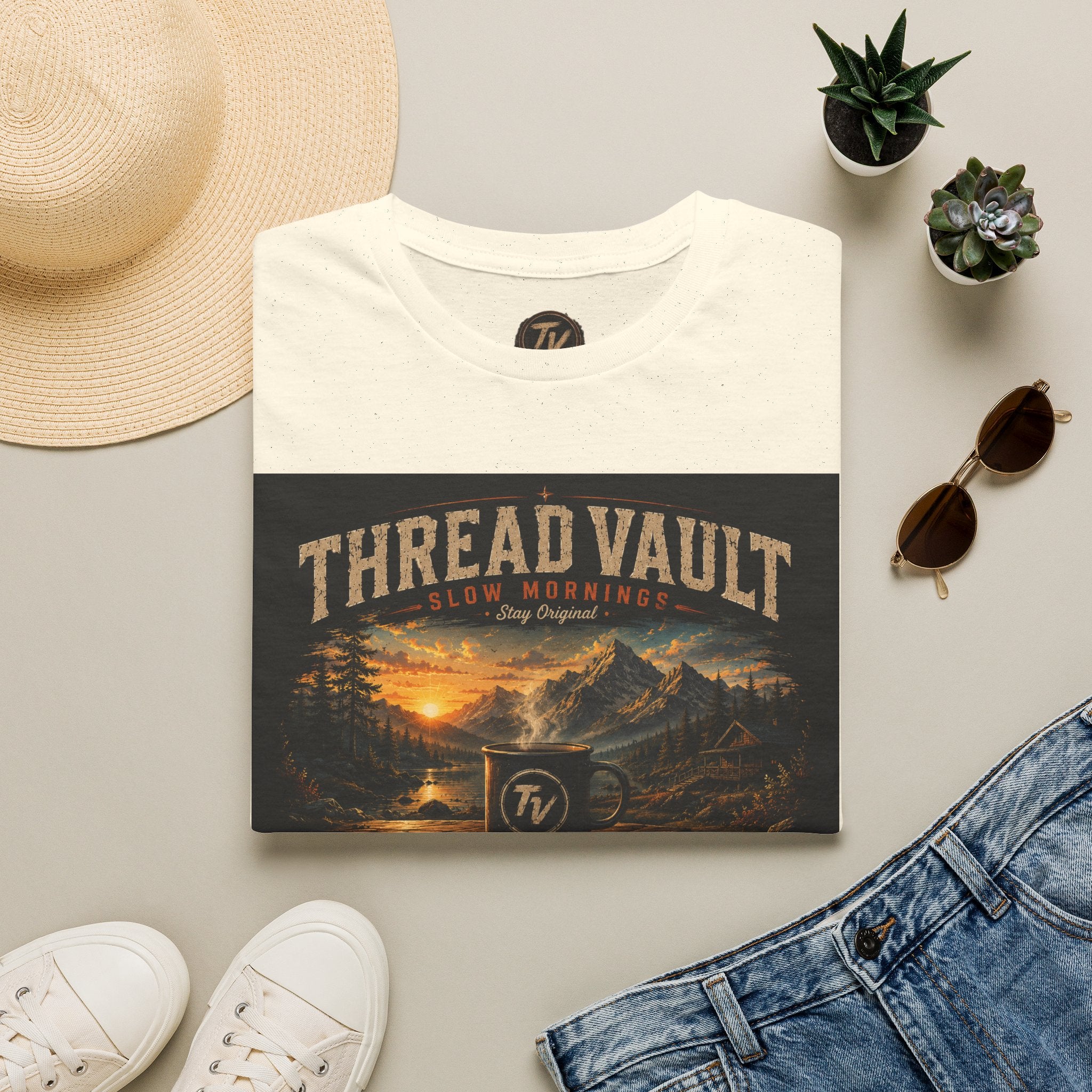 Slow Mornings | Signature Series | TVC-003 | Premium Graphic Tee