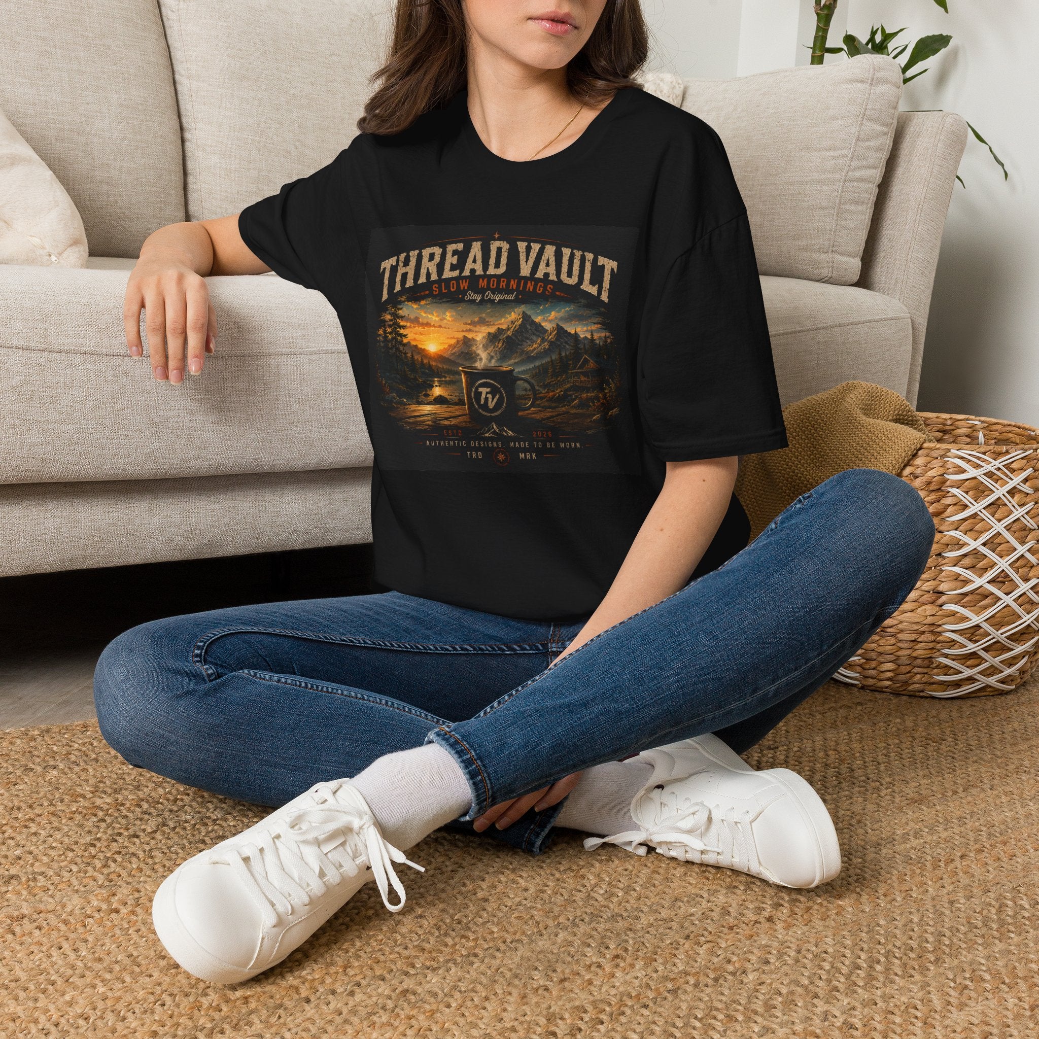 Slow Mornings | Signature Series | TVC-003 | Premium Graphic Tee