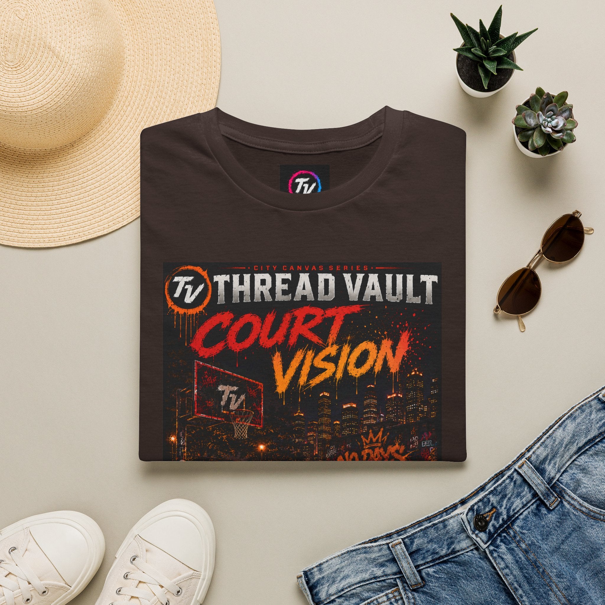 Court Vision | City Canvas Series | CVC-005 | Premium Graphic Tee