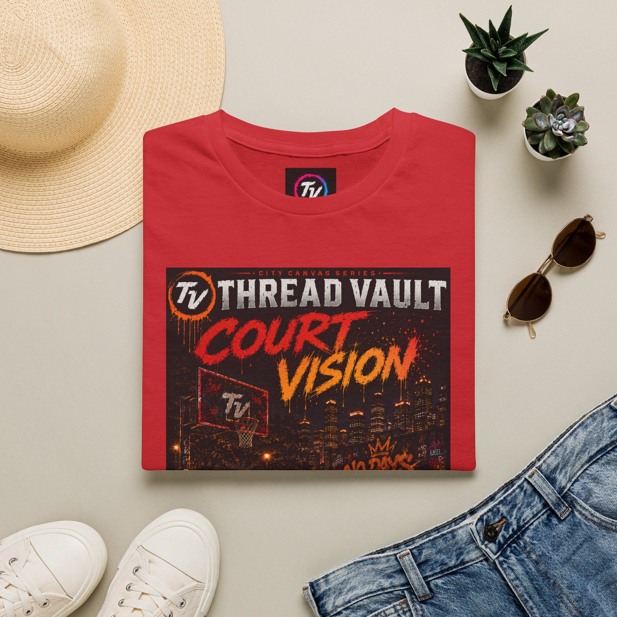 Court Vision | City Canvas Series | CVC-005 | Premium Graphic Tee