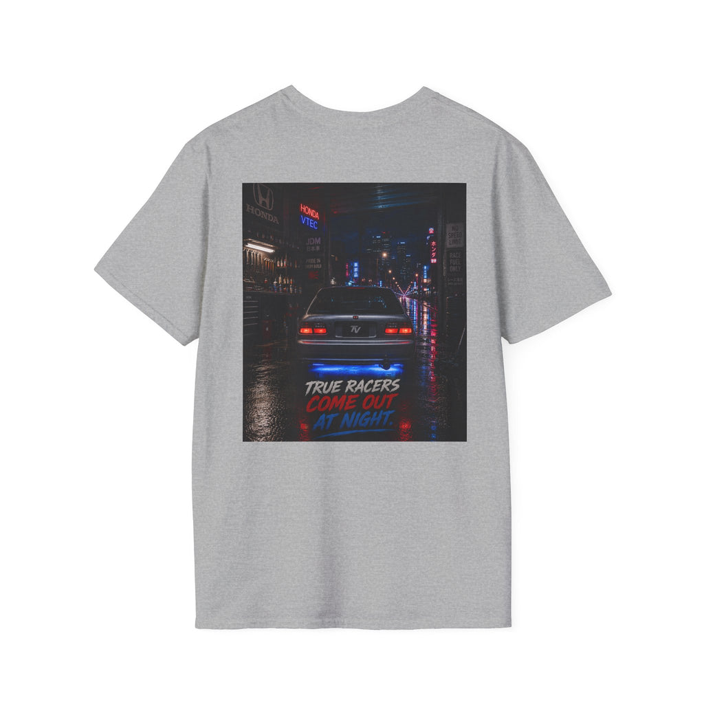True Racers Come Out at Night | Garage Series | TVG-006 | Premium Graphic Tee