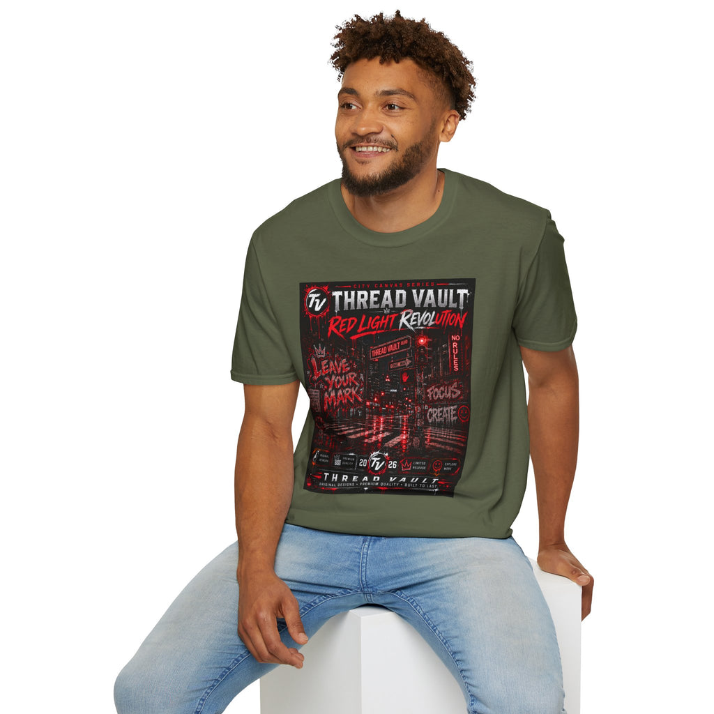 Red Light Revolution | City Canvas Series | CVC-007 | Premium Graphic Tee