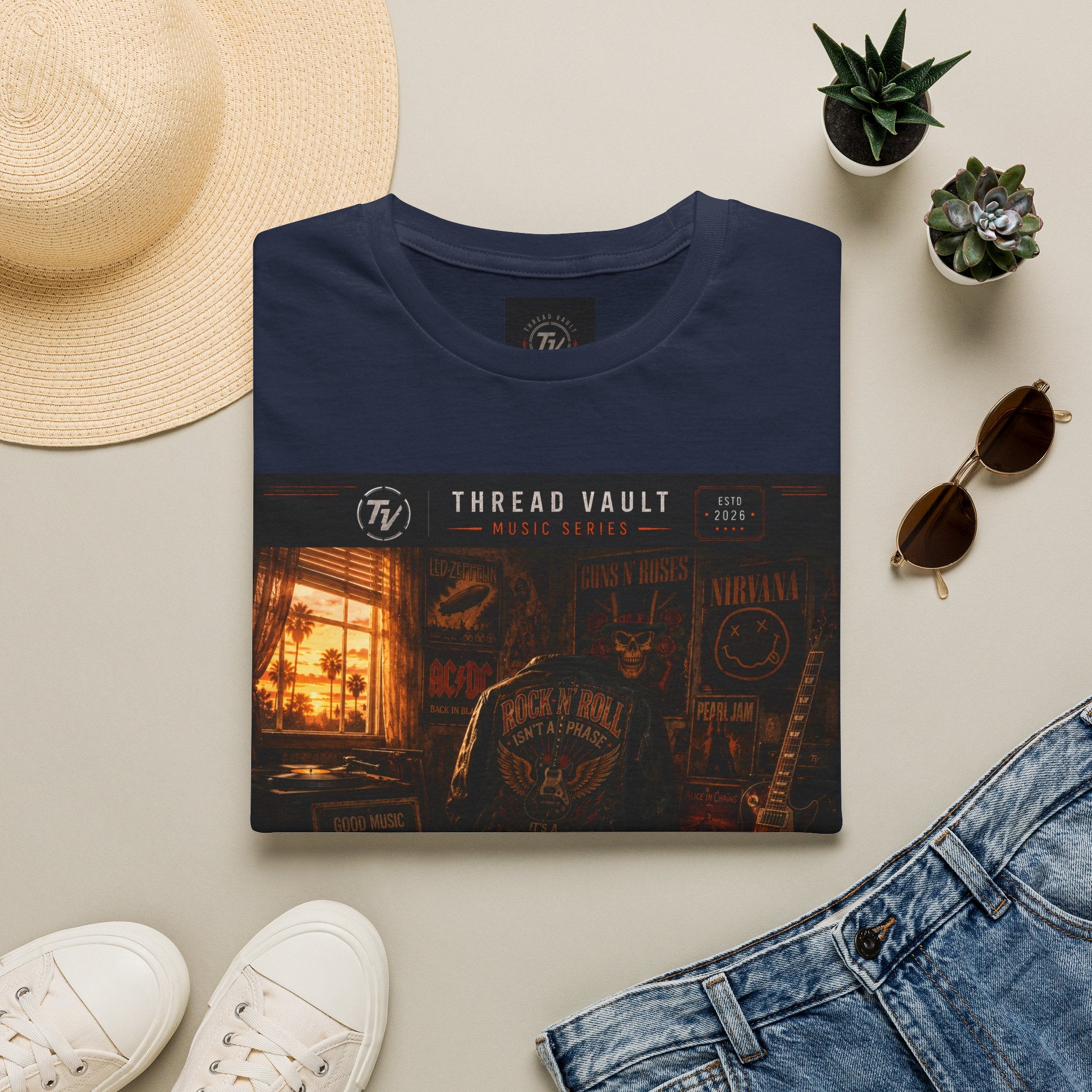 Long Live Rock & Roll | Music Series | TVM-003 | Premium Graphic Tee