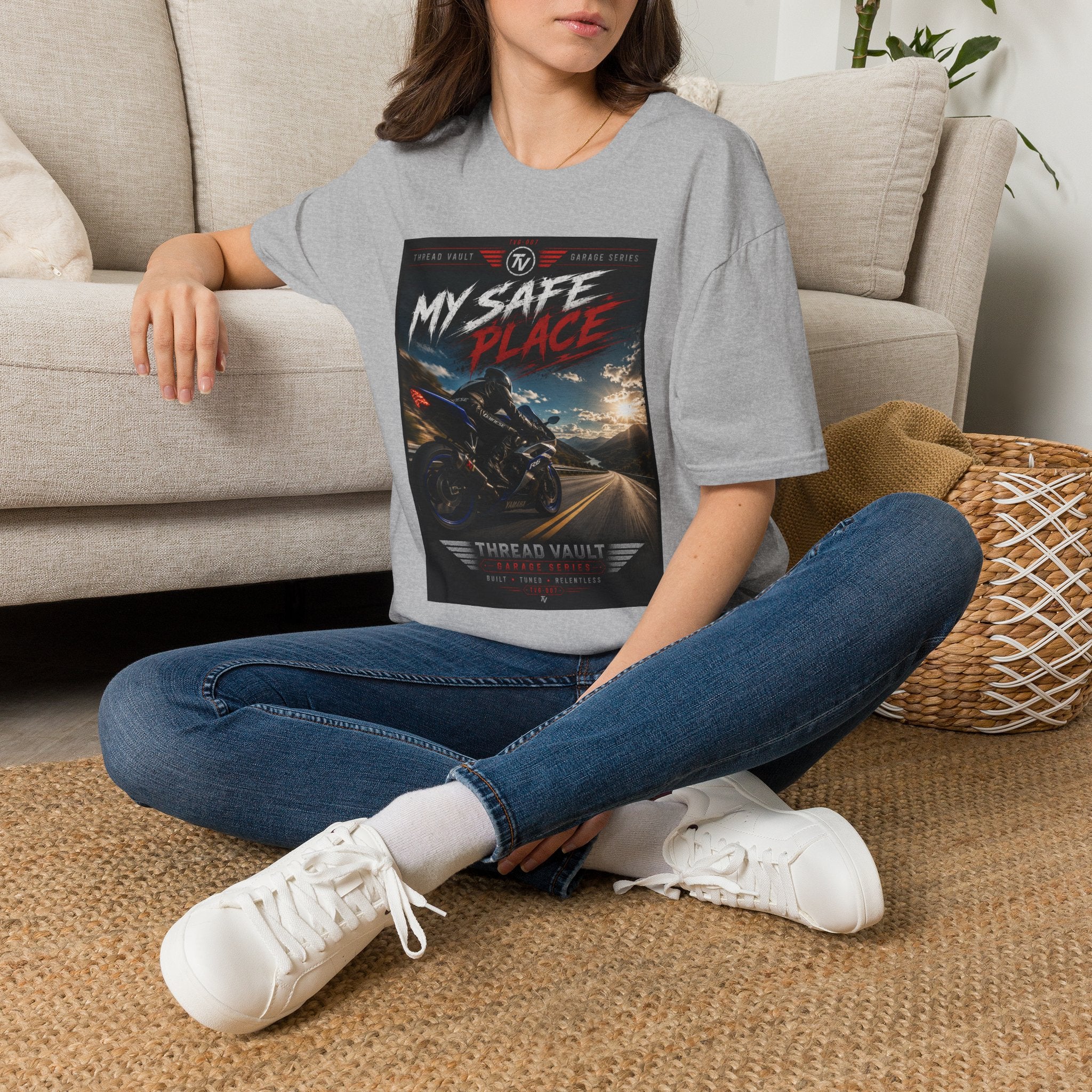 My Safe Place | Garage Series | TVG-007 | Premium Graphic Tee
