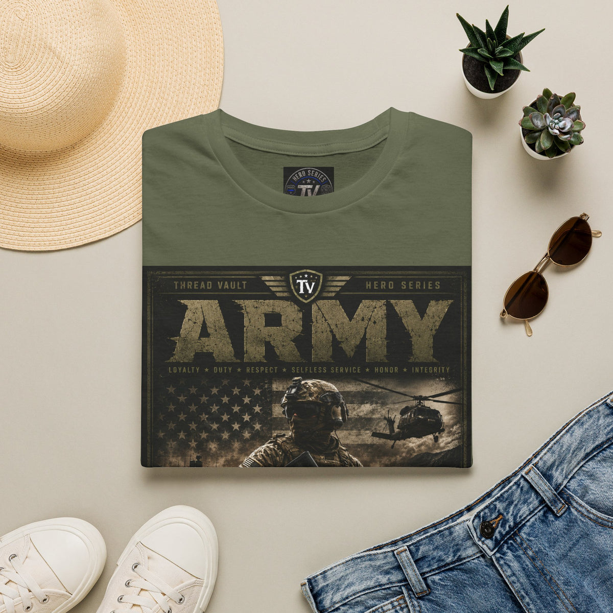 Army / Hero Series / TVH-004 / Premium Graphic Tee