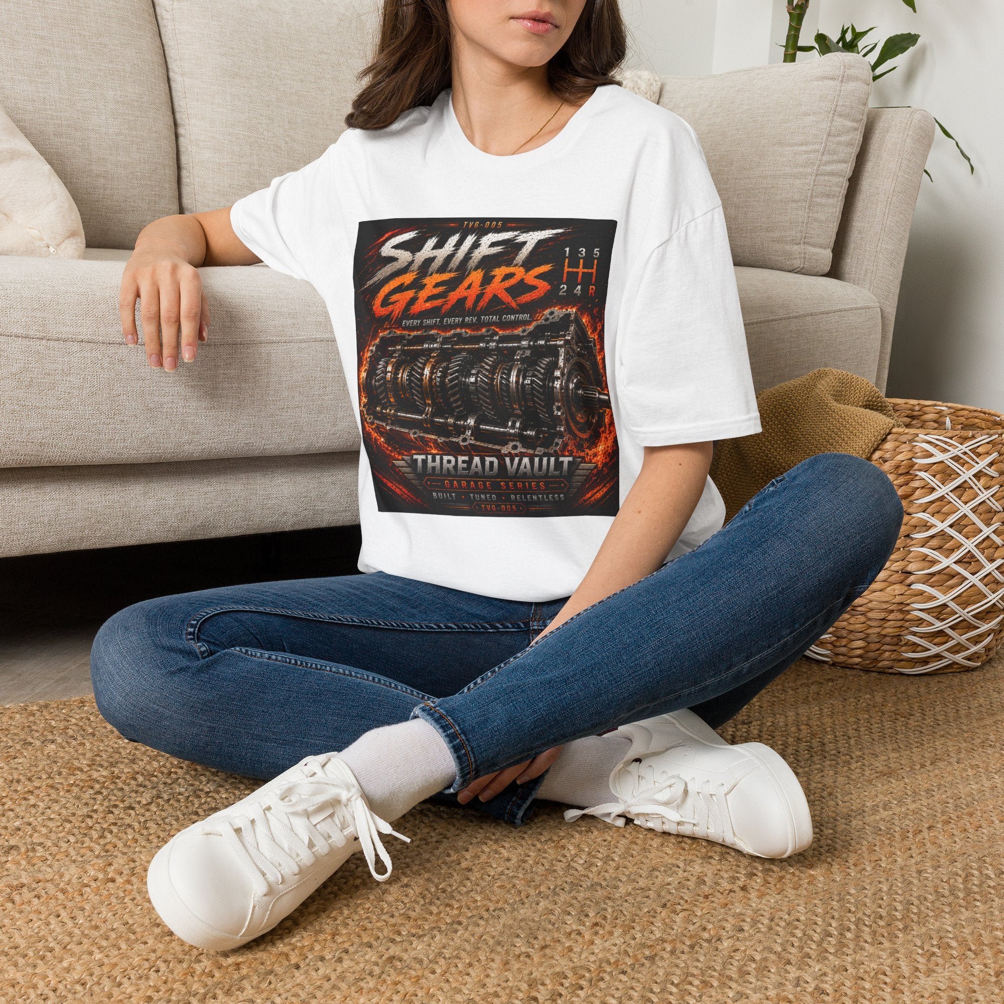 Shift Gears | Garage Series | TVG-005 | Premium Graphic Tee